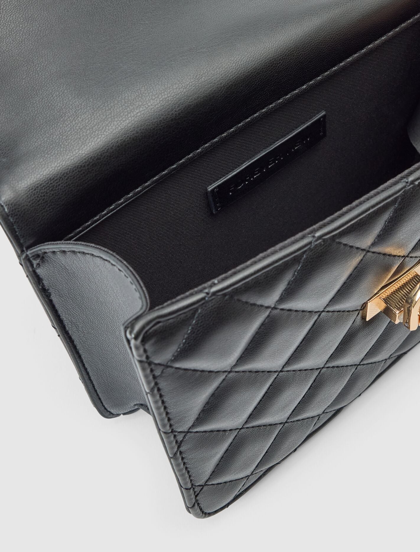 Azalea Quilt Metal Top Handle Bag Forever New