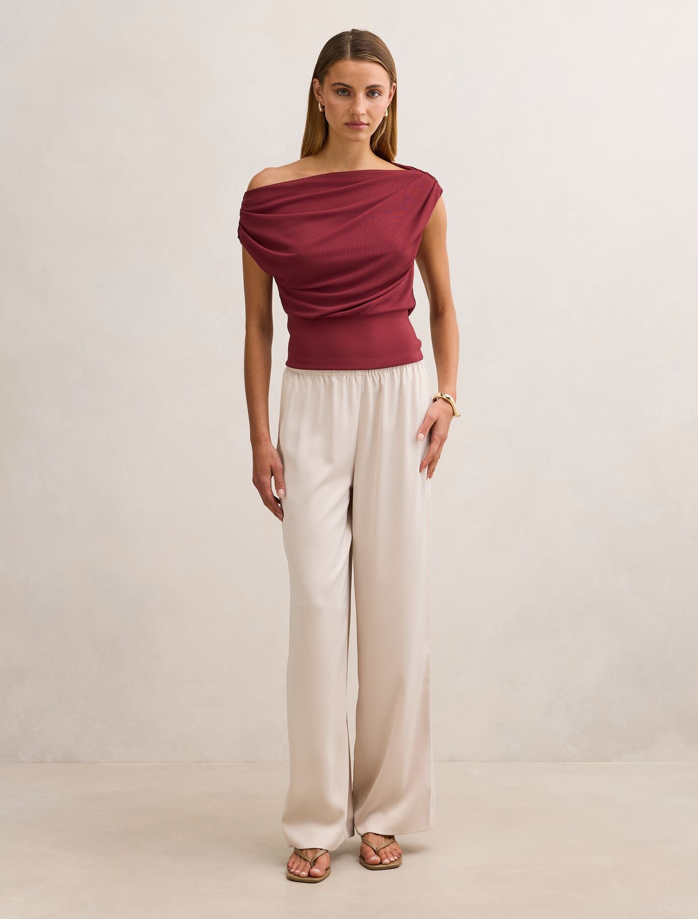 Kenna Tipped Mesh Top Forever New