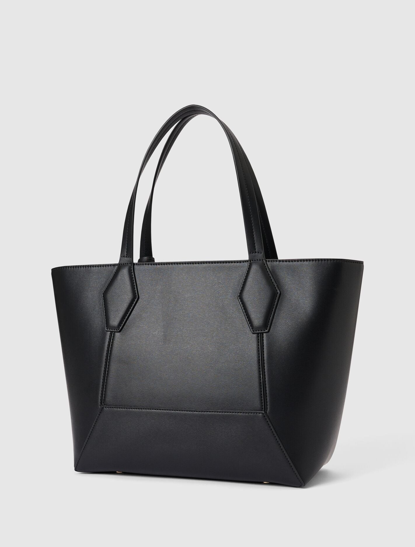 Christina Classic Panel Large Tote Bag Black | Forever New