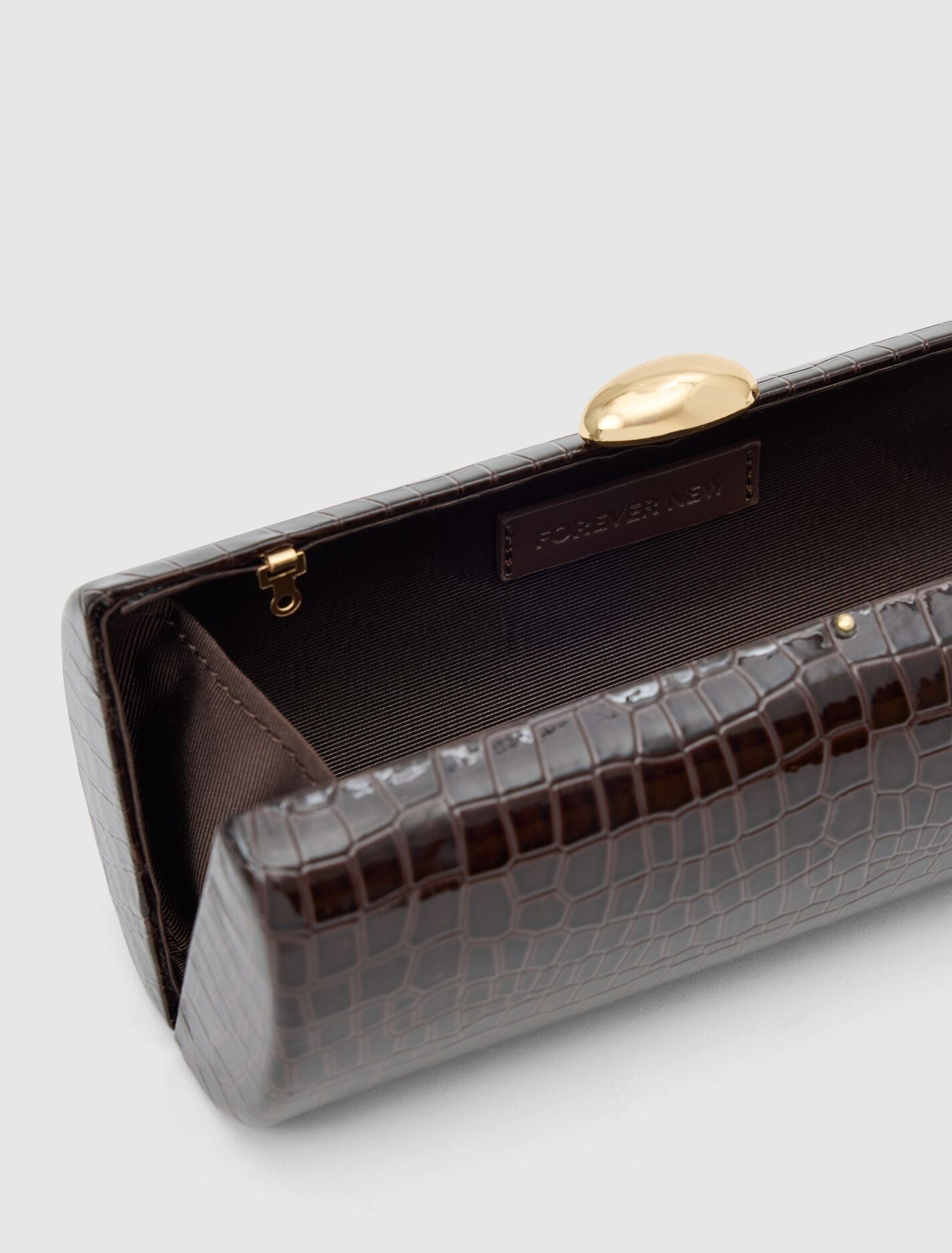 Adeline East West Hardcase Clutch Forever New