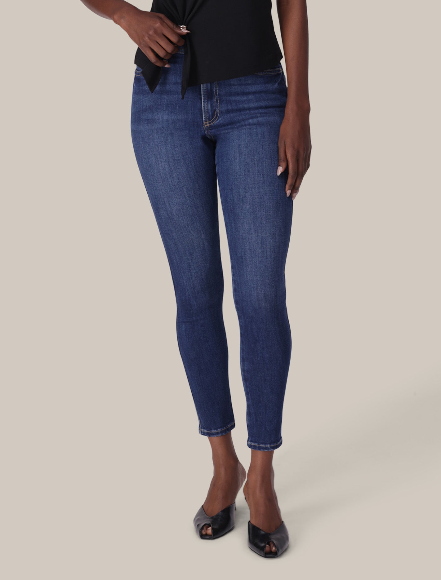 Ashley Mid-Rise Skinny Jeans Dark 1 Forever New