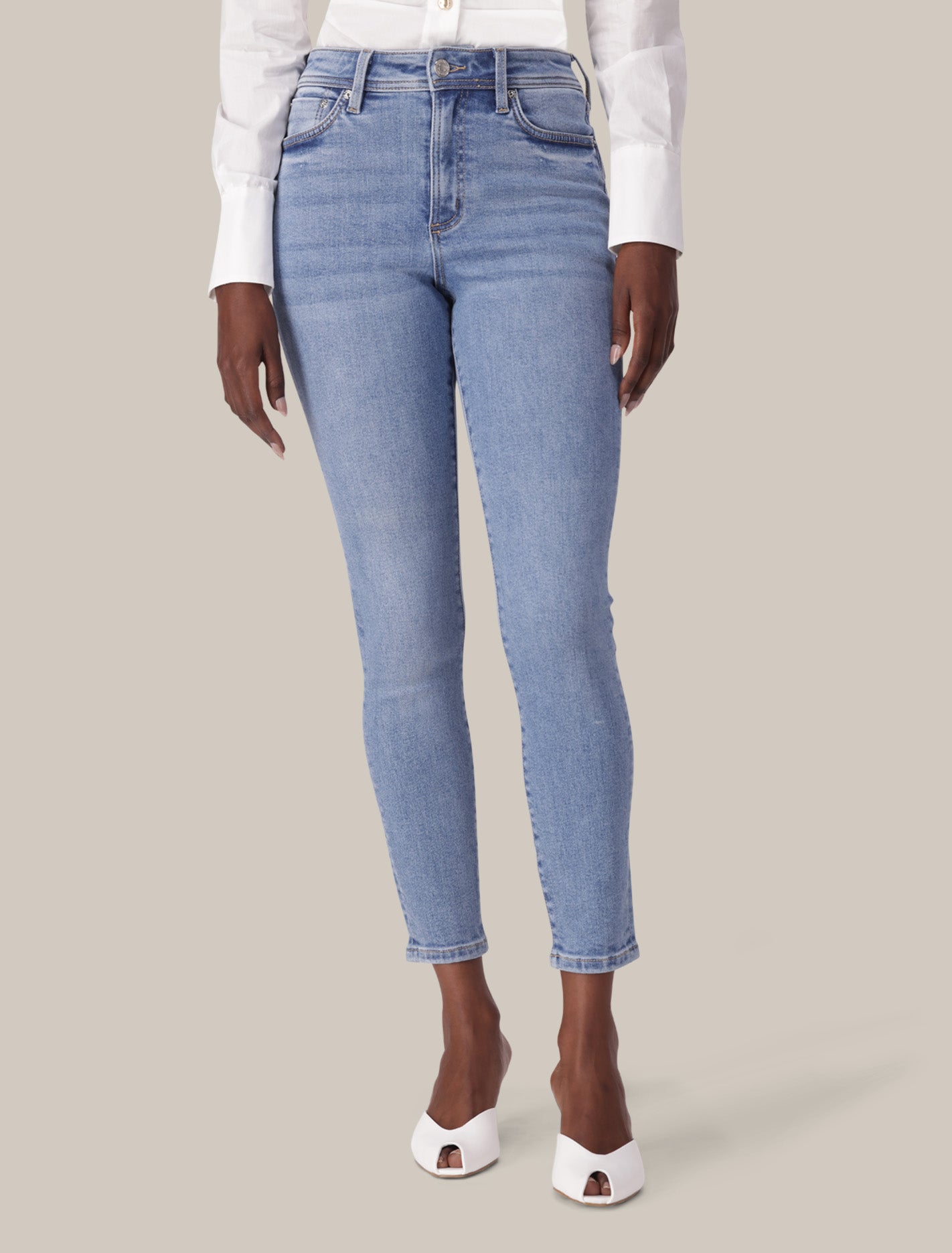Nala Mid-Rise Skinny Jeans Light Forever New
