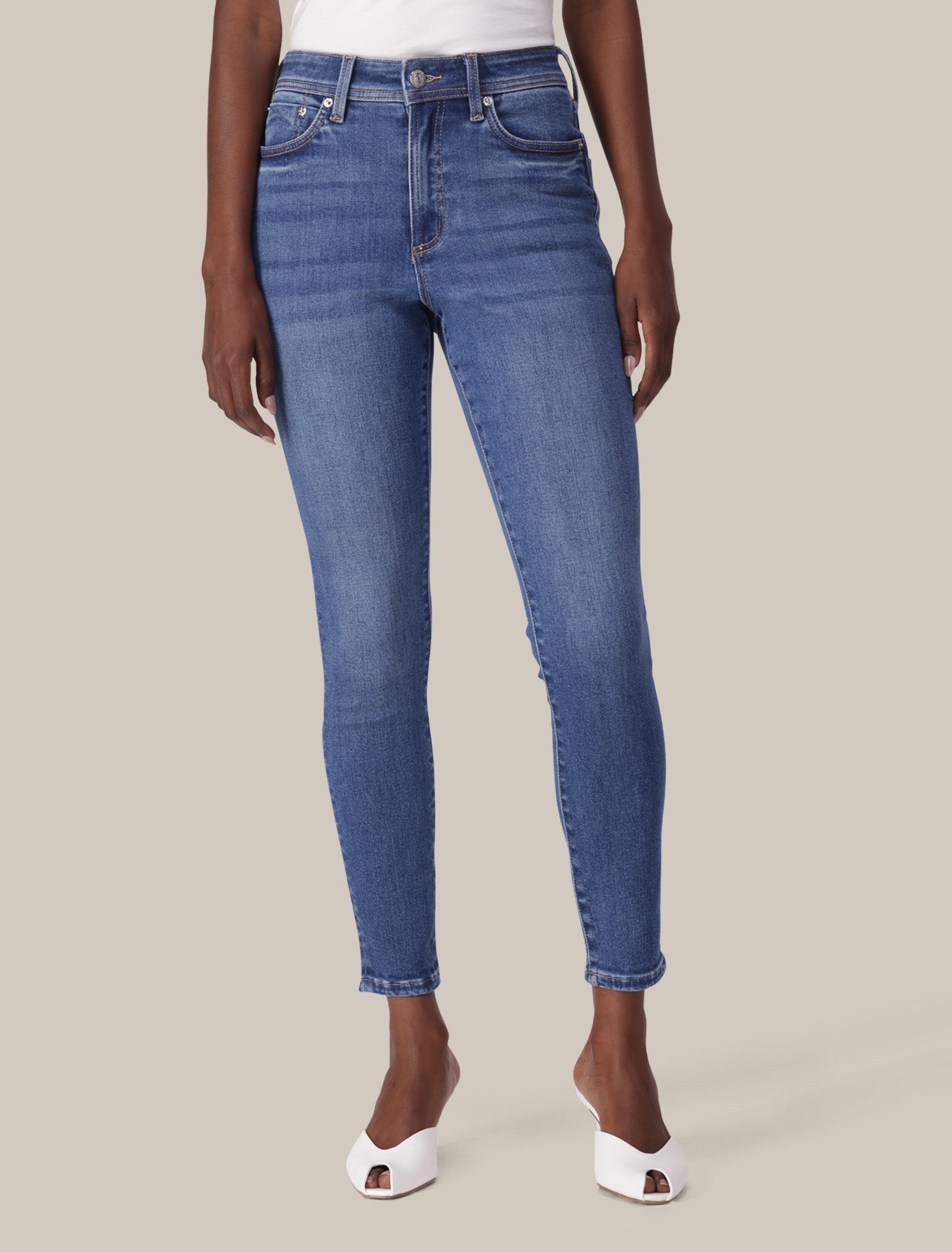 Nala Mid-Rise Skinny Jeans Mid Forever New