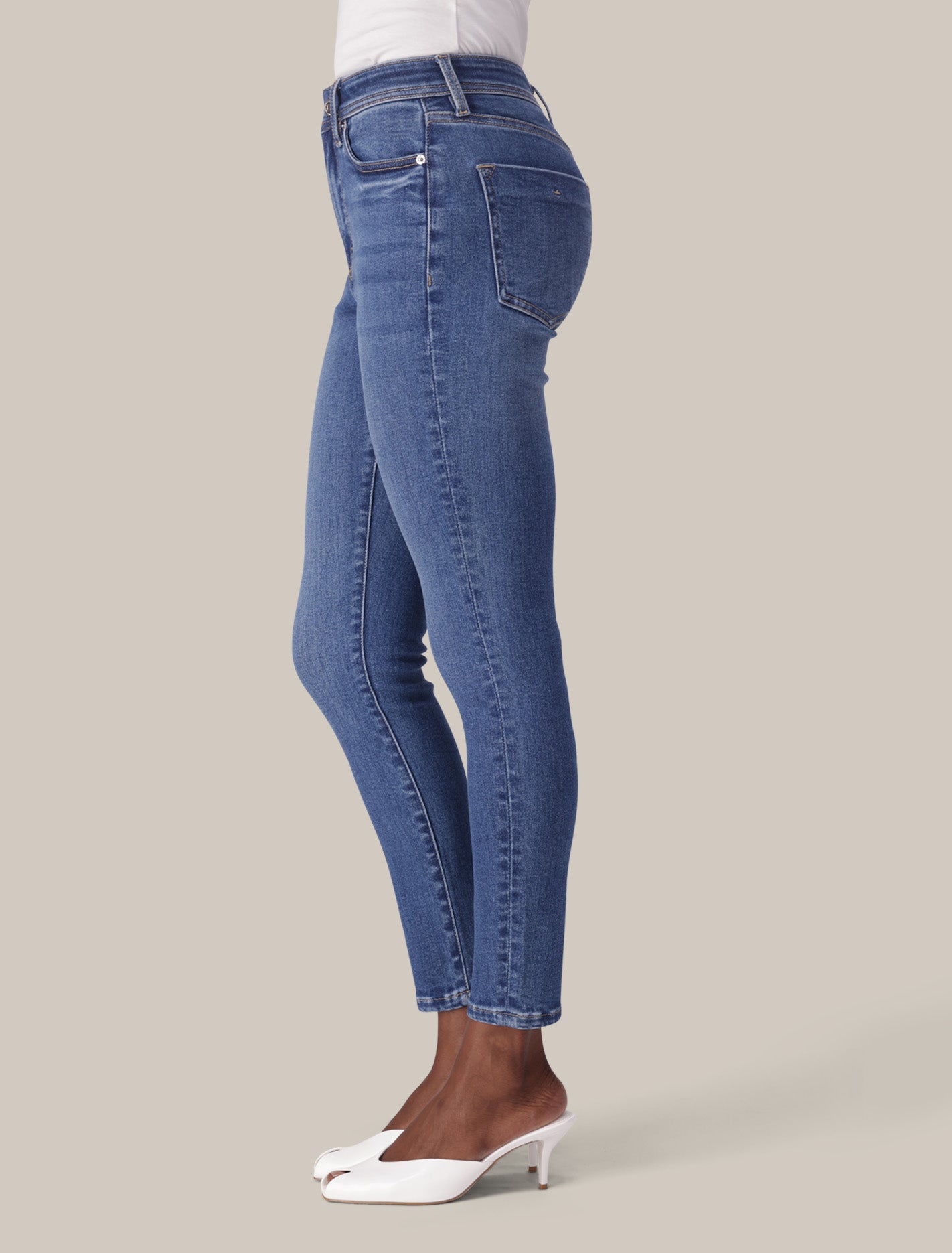 Nala Mid-Rise Skinny Jeans Forever New