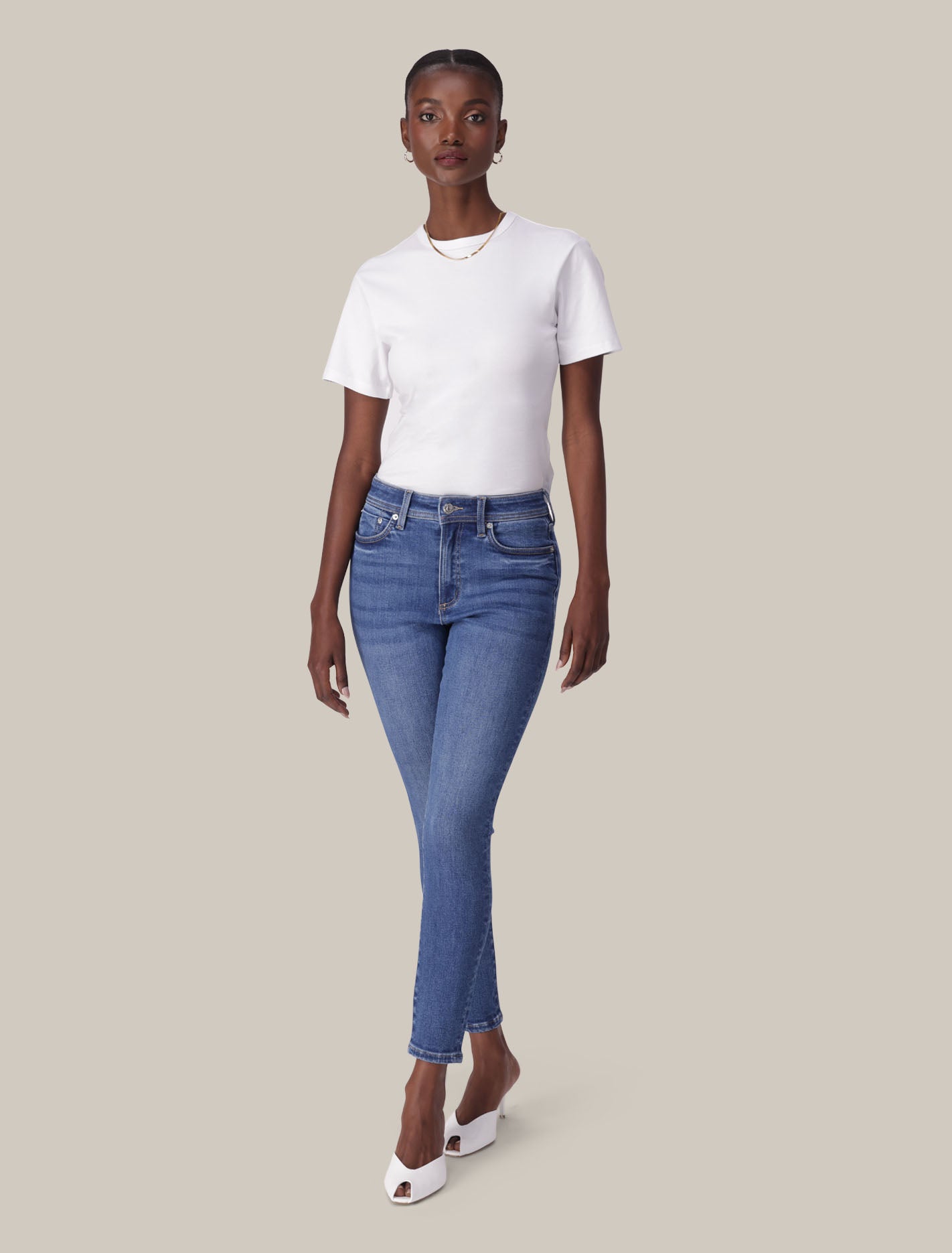 Nala Mid-Rise Skinny Jeans Forever New