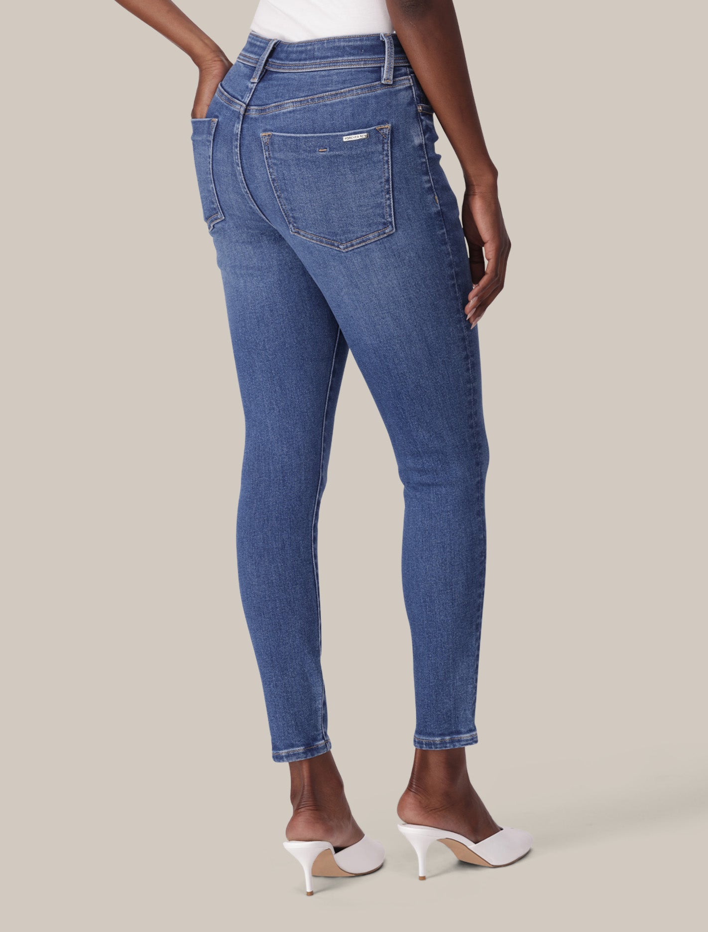 Nala Mid-Rise Skinny Jeans Forever New