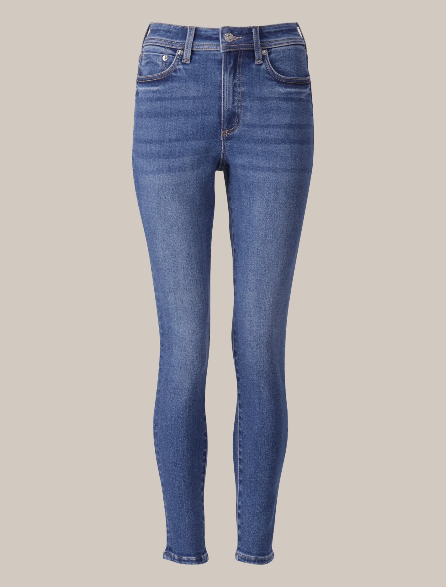 Nala Mid-Rise Skinny Jeans Forever New