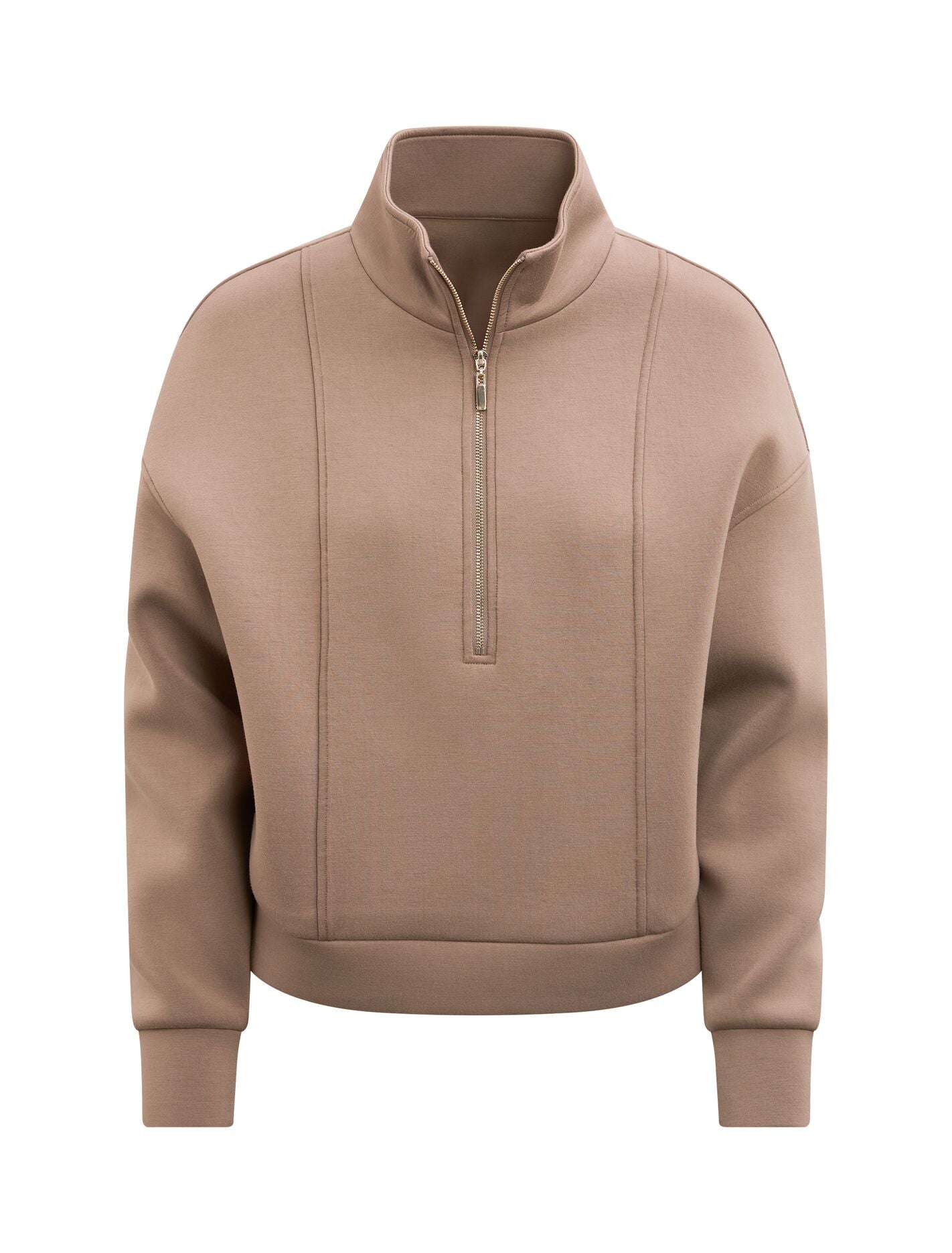Heidi Seam Detail Lounge Jumper Pine Bark | Forever New