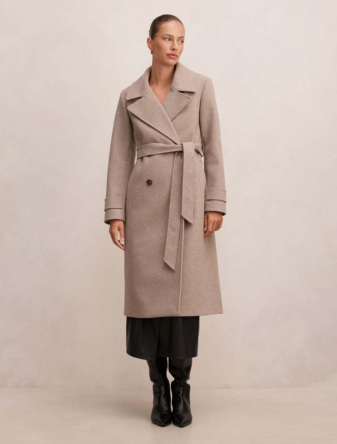Sandy Belted Coat Forever New