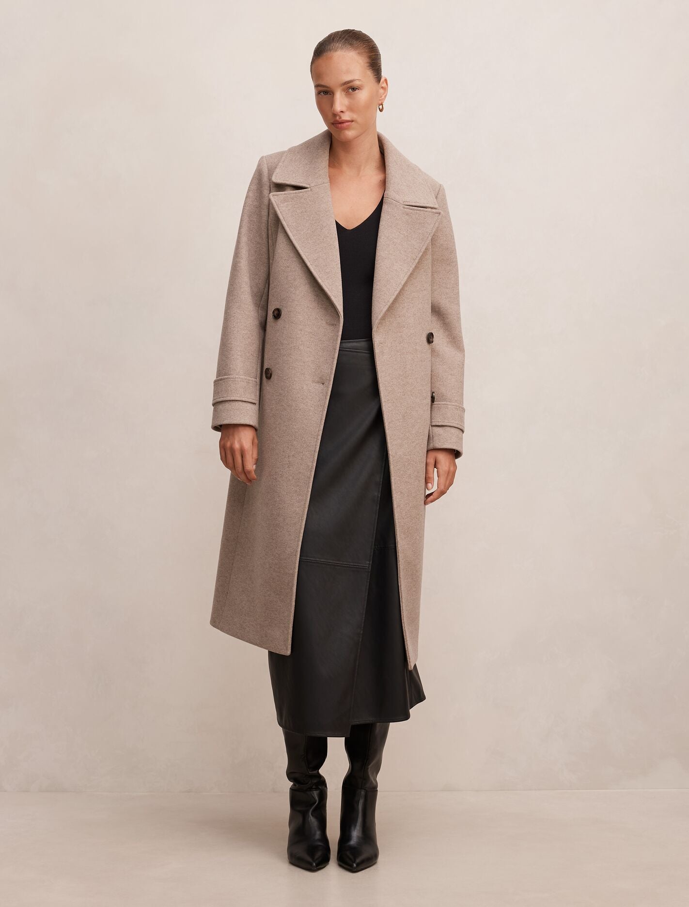 Sandy Belted Coat Forever New