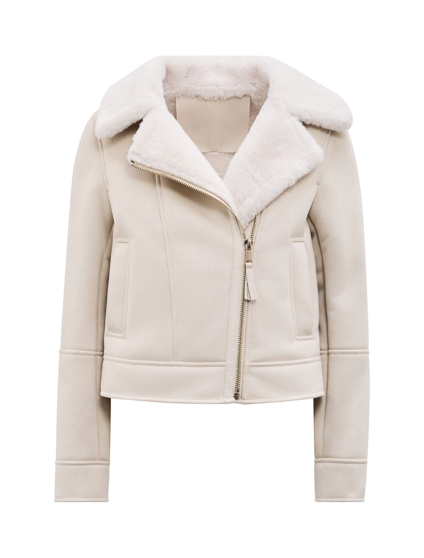 Juniper Aviator Jacket Cream | Forever New