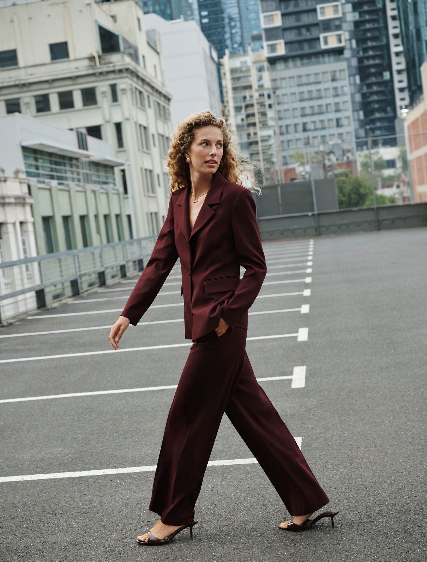 Pia Wide Leg Suit Pants Forever New