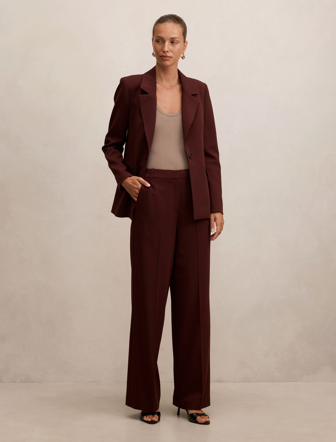 Pia Wide Leg Suit Pants Forever New