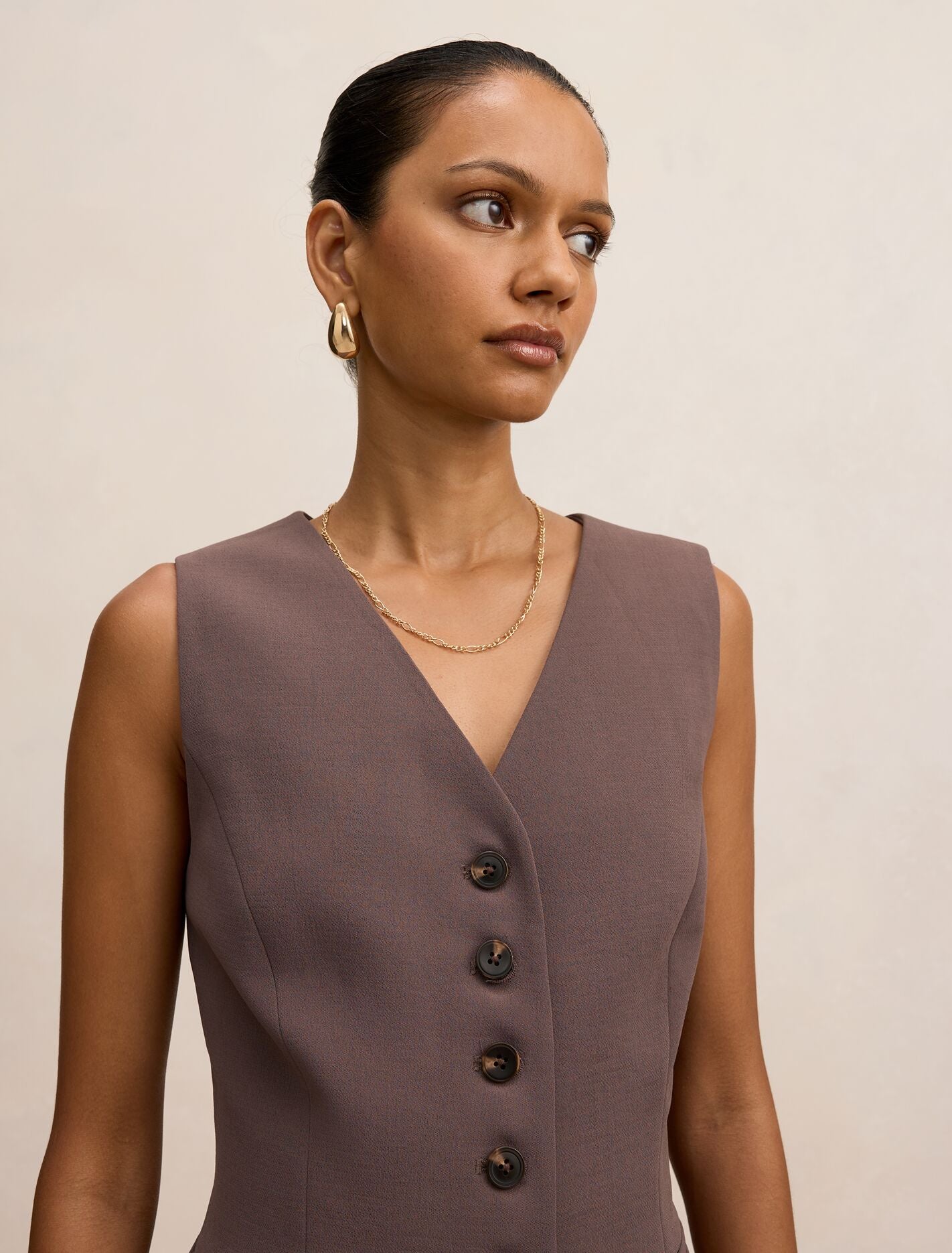 Ayla Petite Contrast Waistcoat Forever New