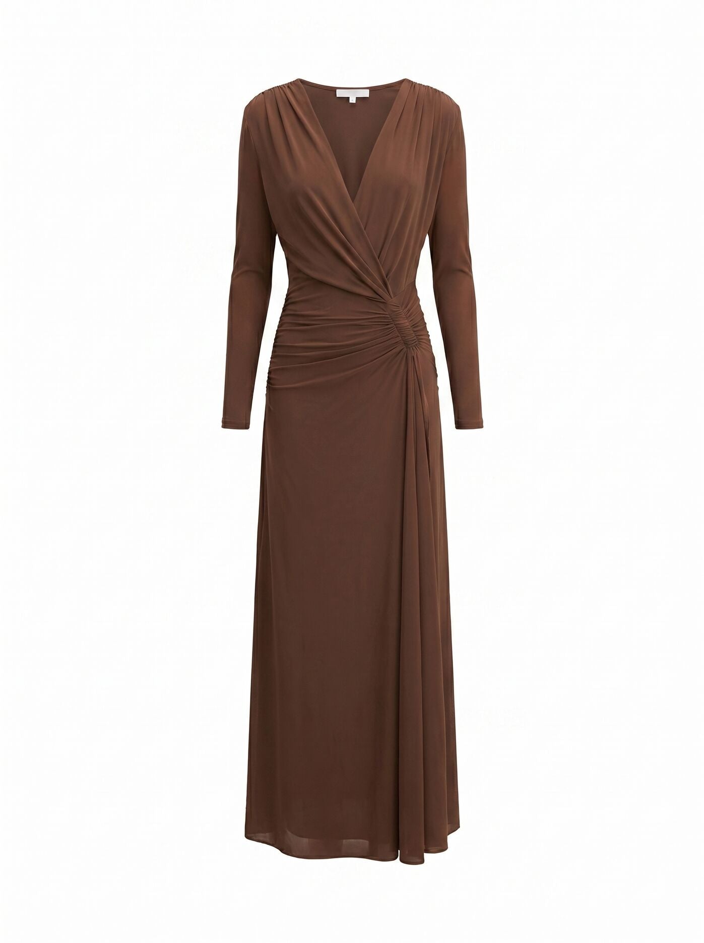 Amara Draped Mesh Maxi Dress Forever New