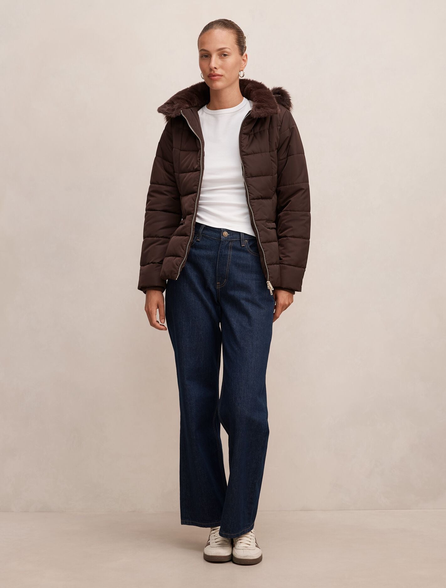 Macey Short Puffer Jacket Forever New