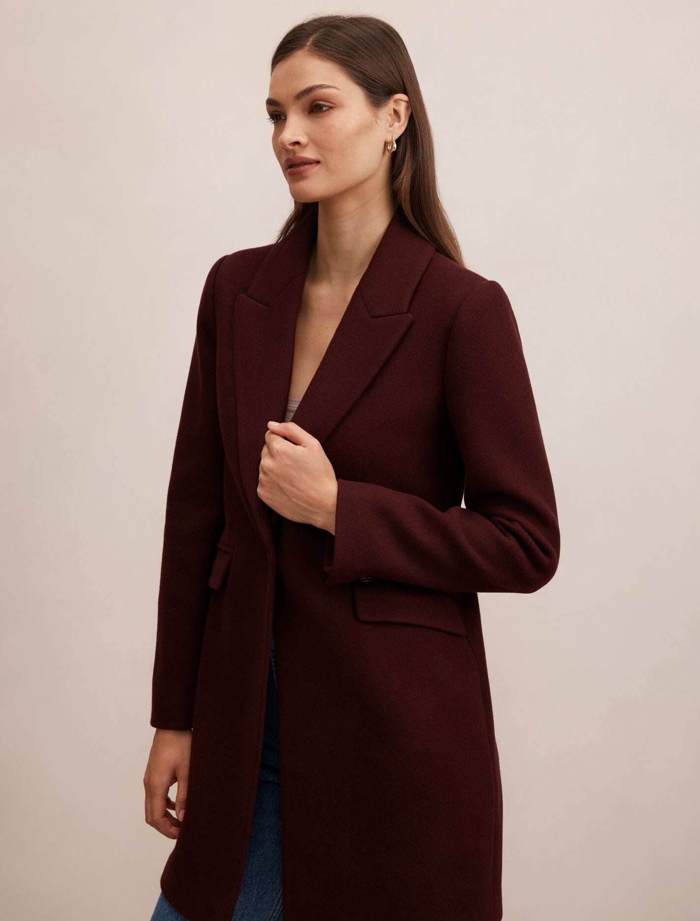 Brianna Coatigan Aubergine | Forever New
