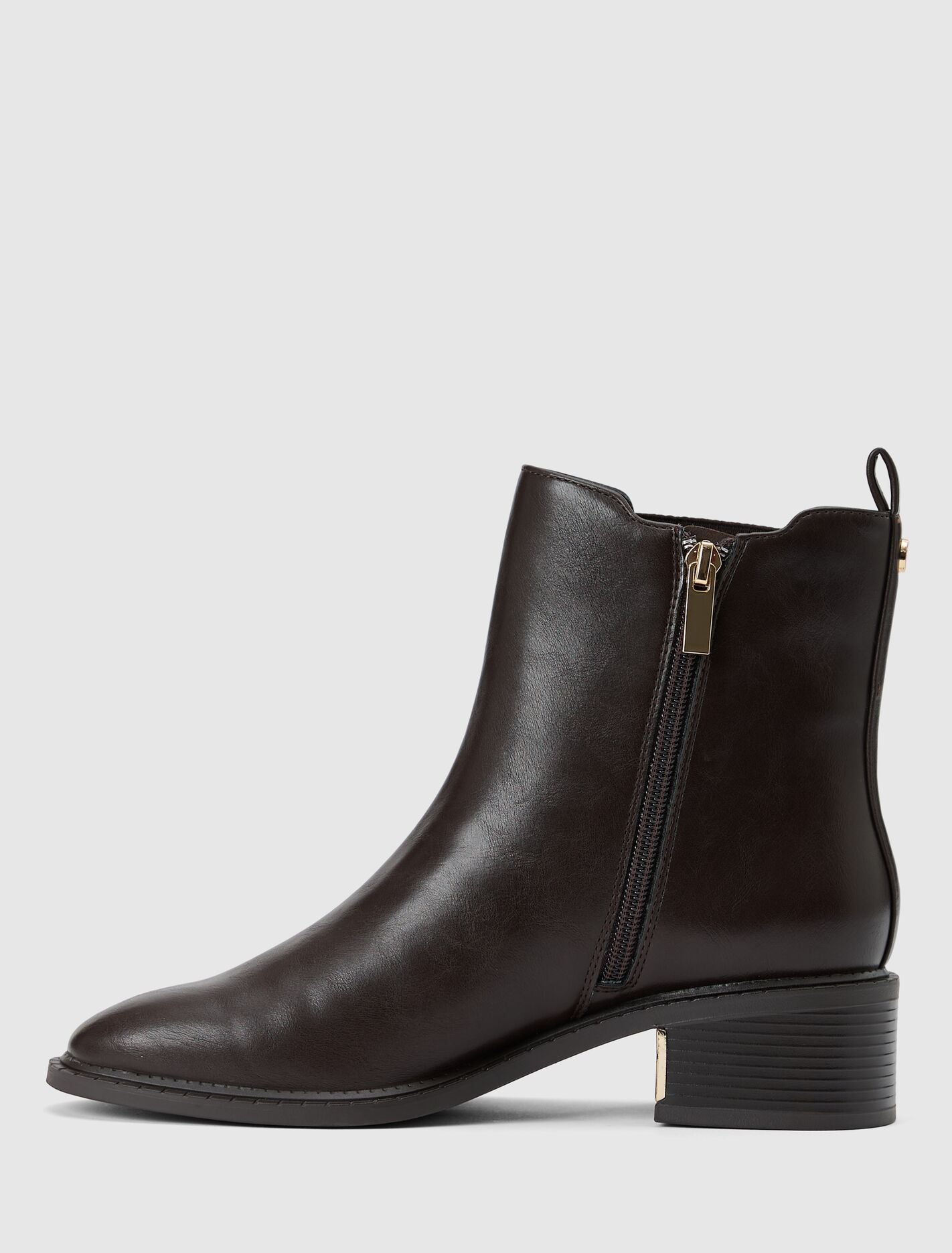 Imogen Chelsea Boot Chocolate Brown | Forever New