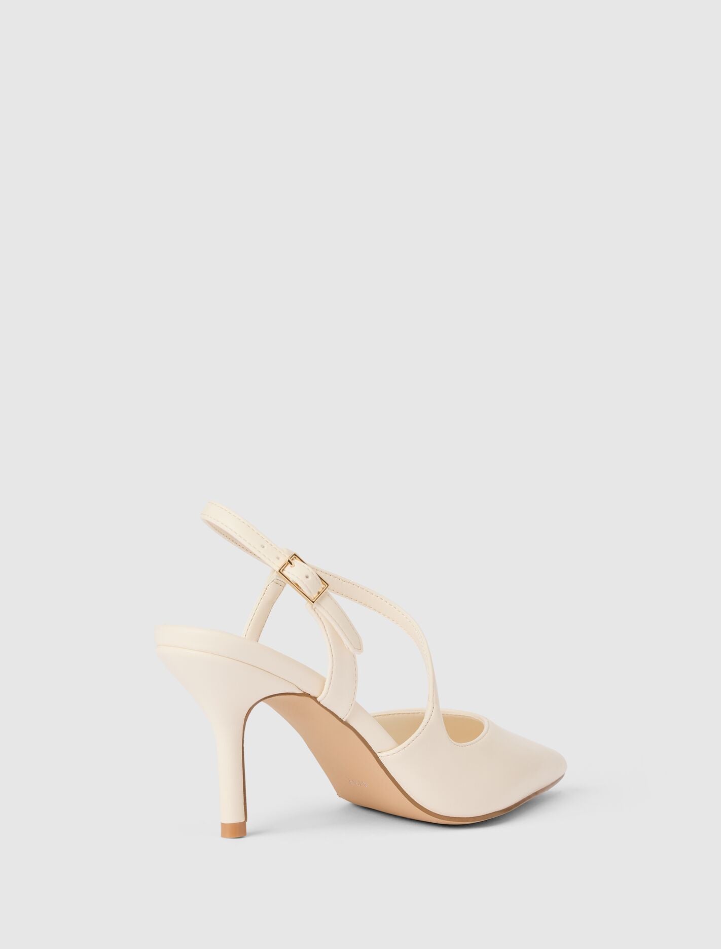 Lisa Asymmetrical Strapping Detail Court Heel Forever New