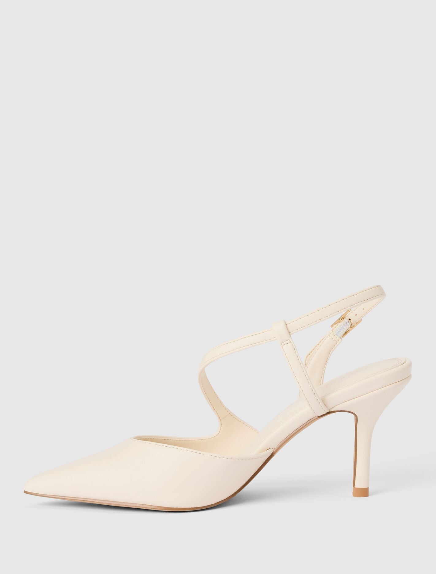 Lisa Asymmetrical Strapping Detail Court Heel Forever New