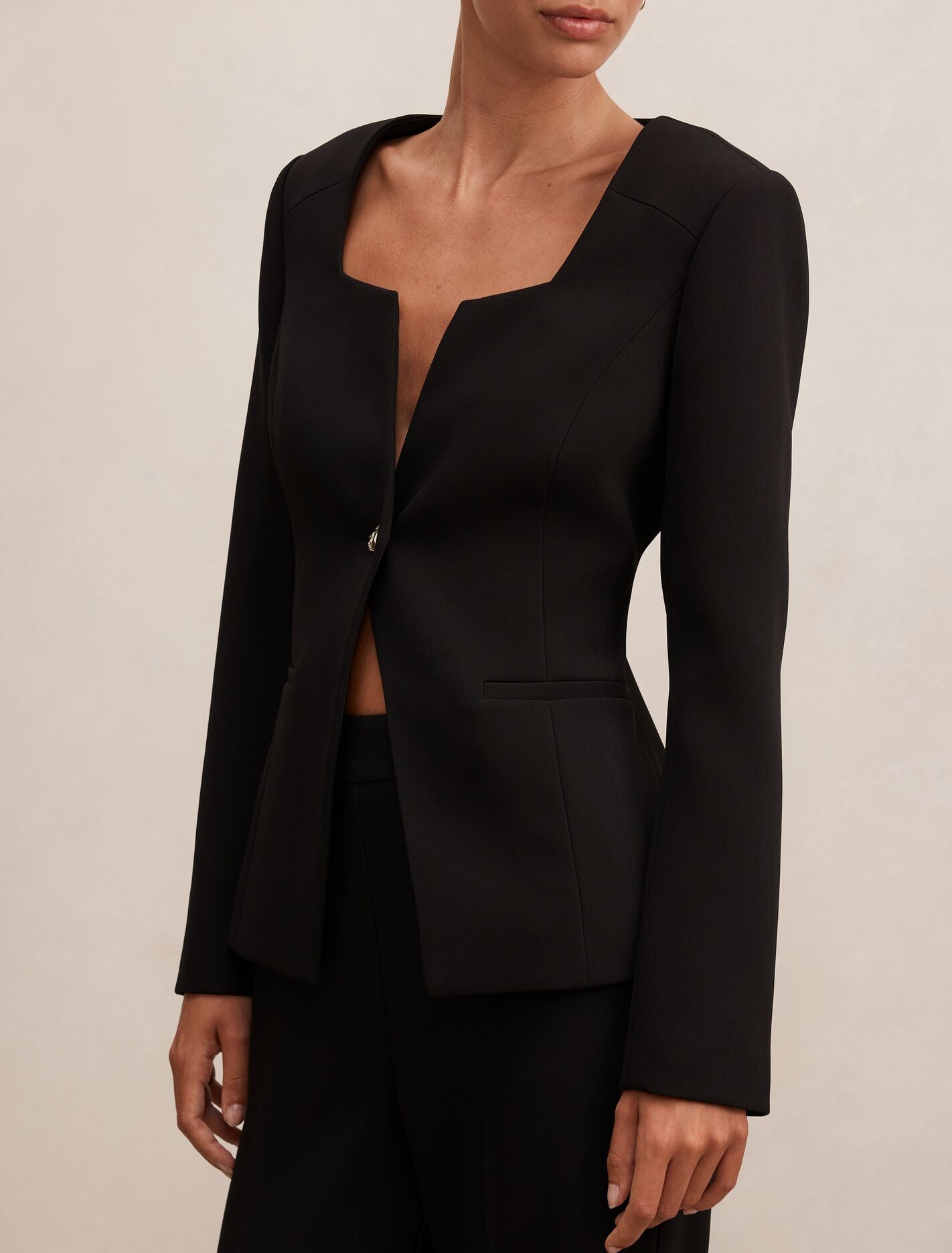 Sloane Collarless Blazer Forever New
