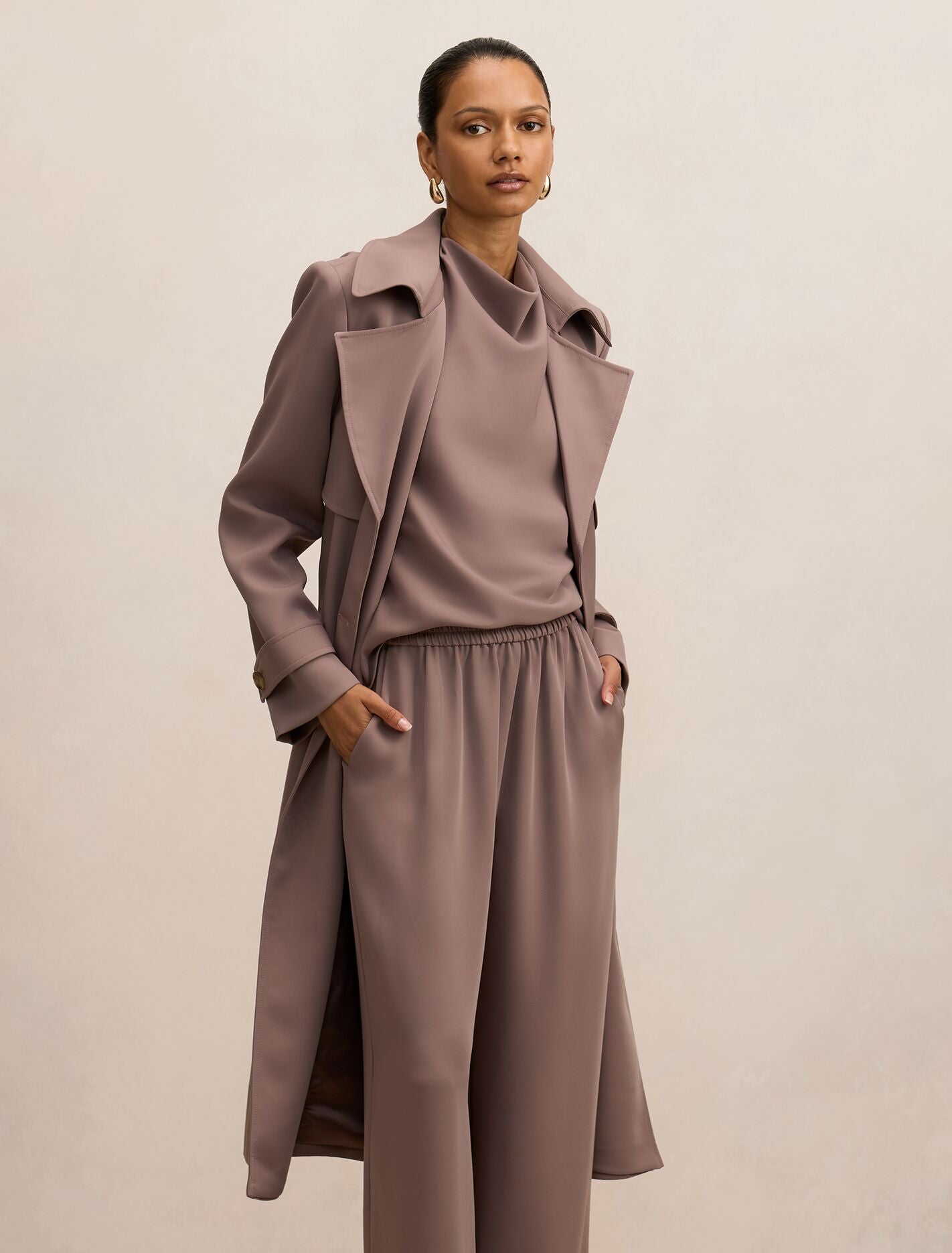 Delilah Petite Soft Trench Coat Forever New