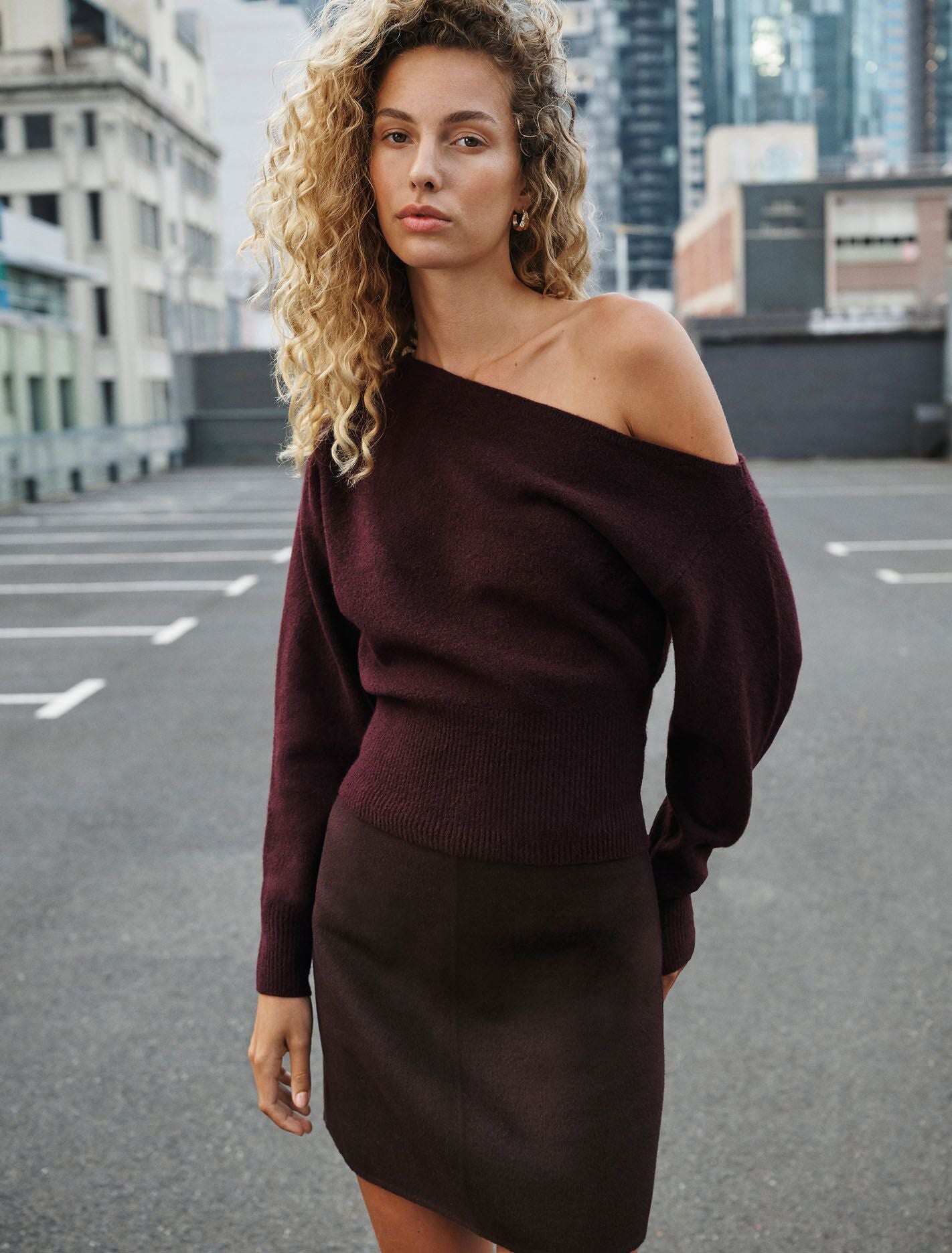 Emerson Asymmetric Sweater Forever New