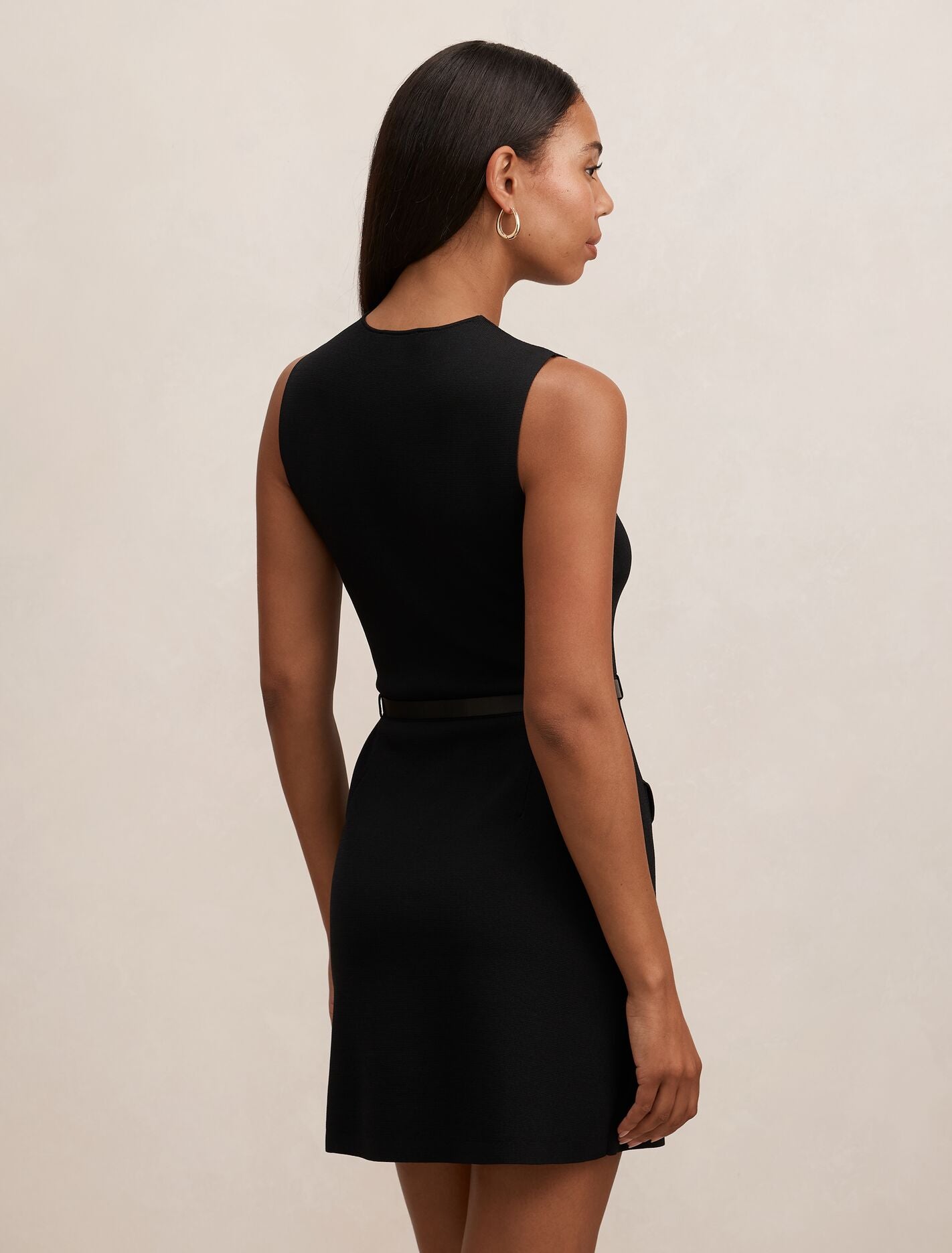 Miley Pocket Detail Knit Dress Black | Forever New