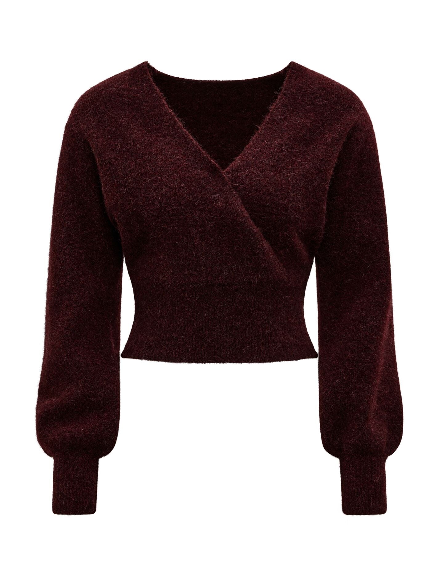 Florence Knitted Wrap Sweater Forever New