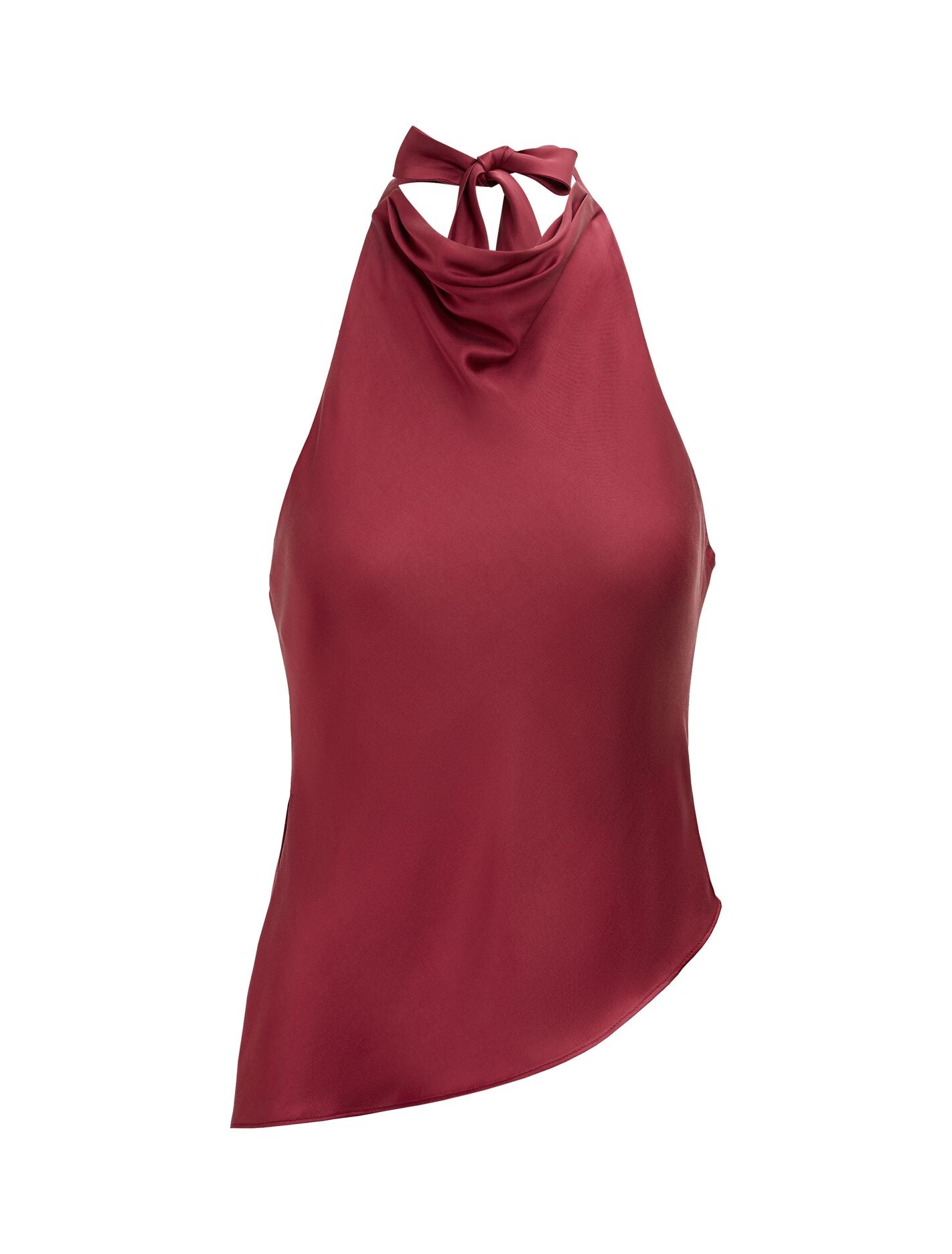 Skyler Petite Halter Satin Top Forever New