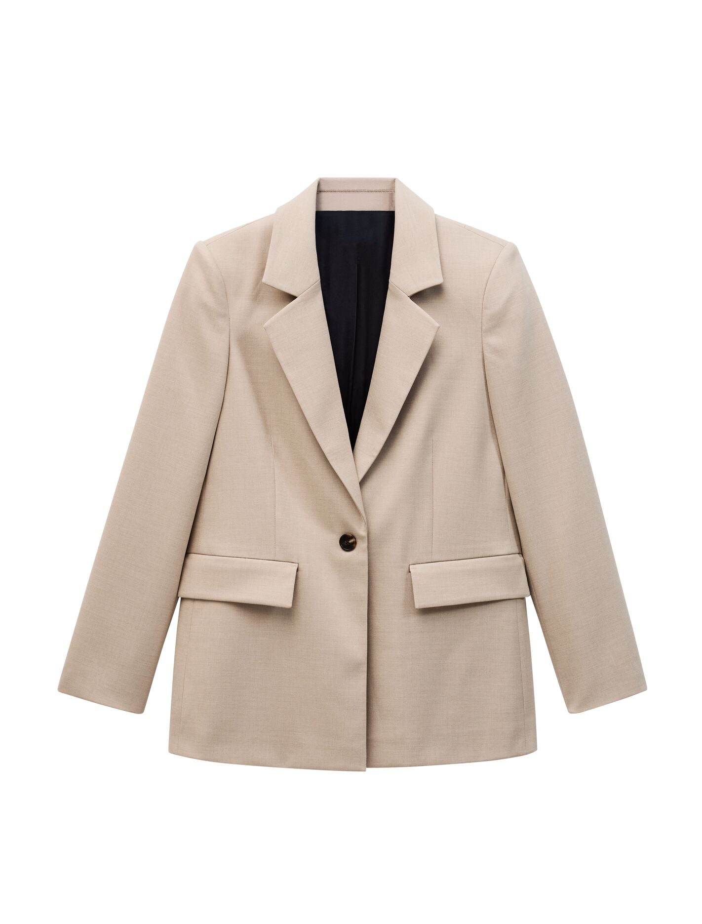 Rachel Relaxed Twill Blazer Forever New