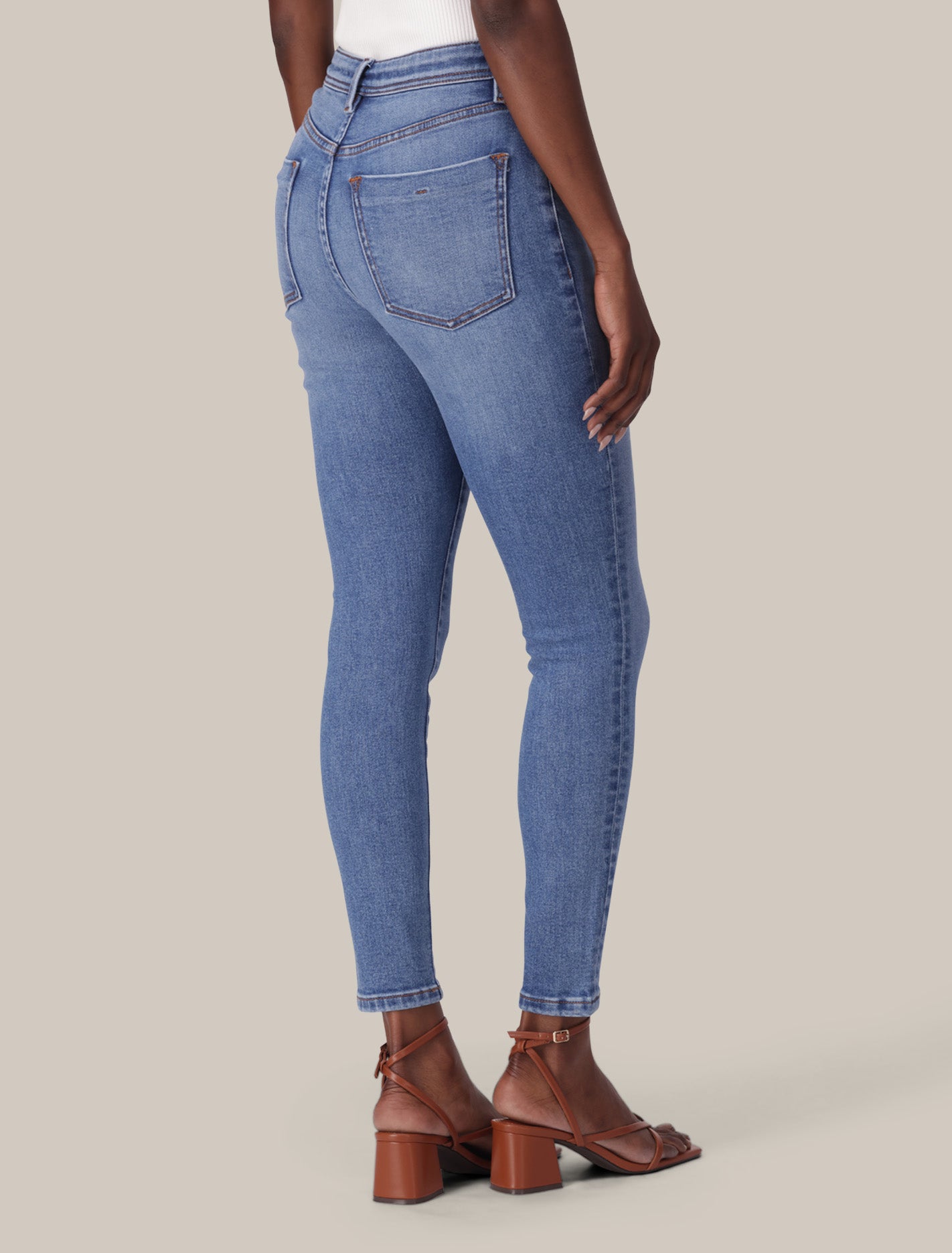 Nala Mid-Rise Skinny Jeans Forever New