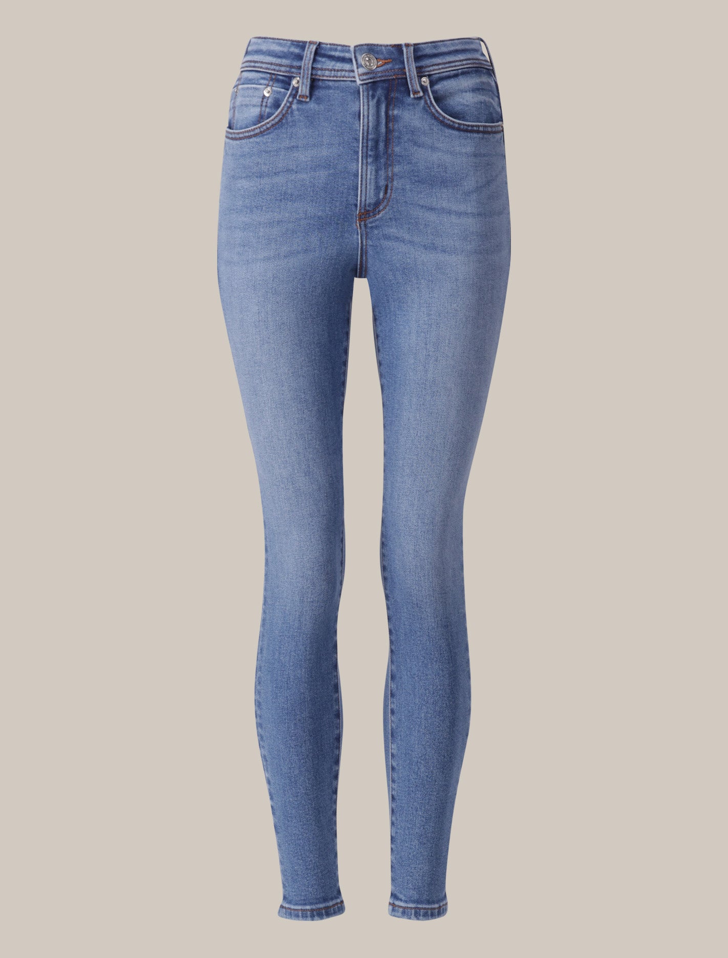 Nala Mid-Rise Skinny Jeans Forever New