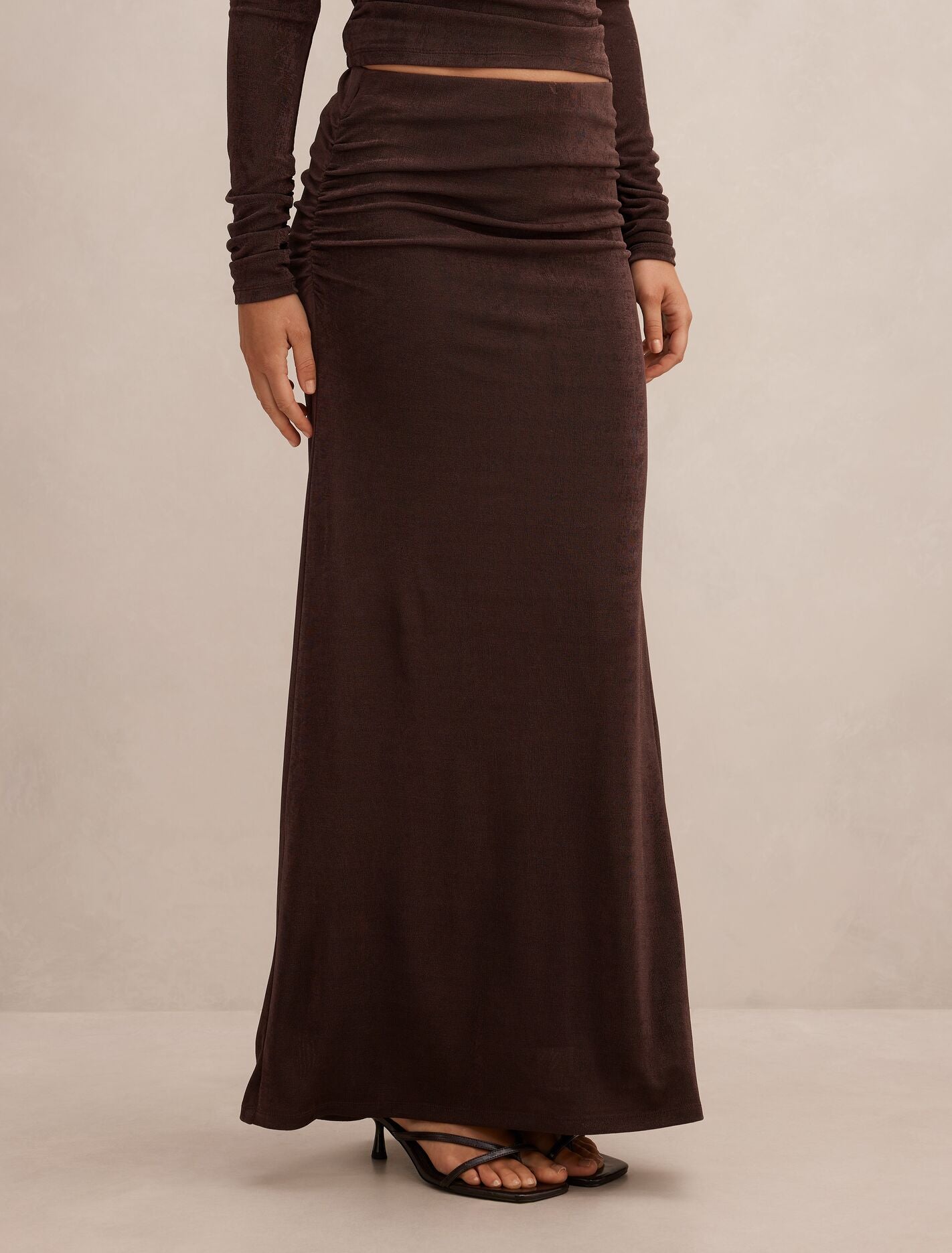 Arabella Flute Maxi Skirt Forever New