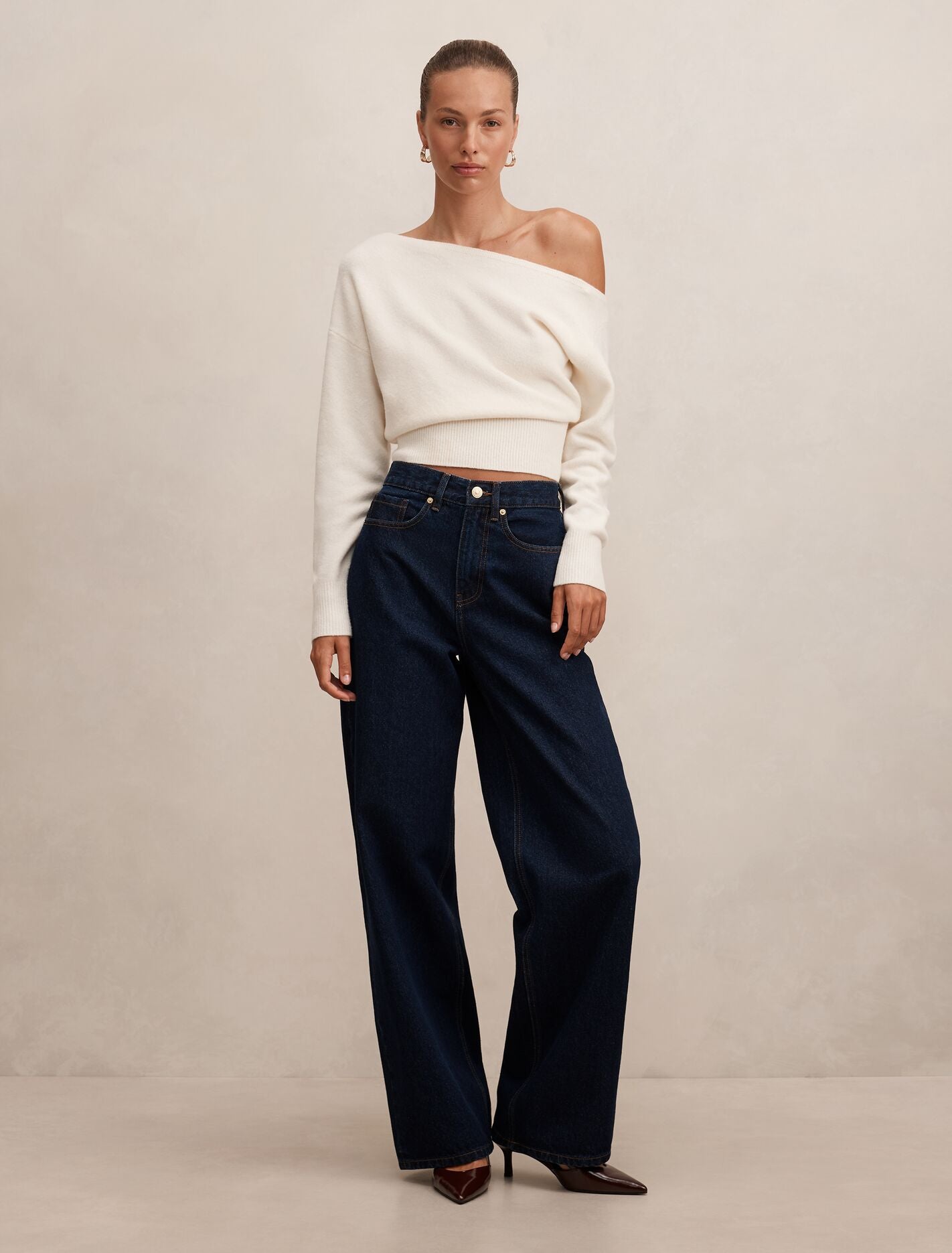 Gia High-Rise Wide Leg Jeans Forever New
