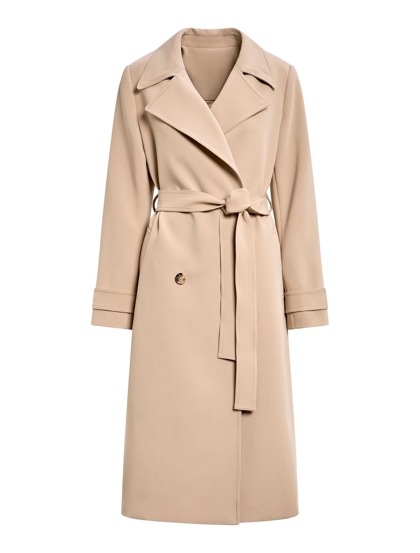 Lilah Trench Coat Neutral | Forever New