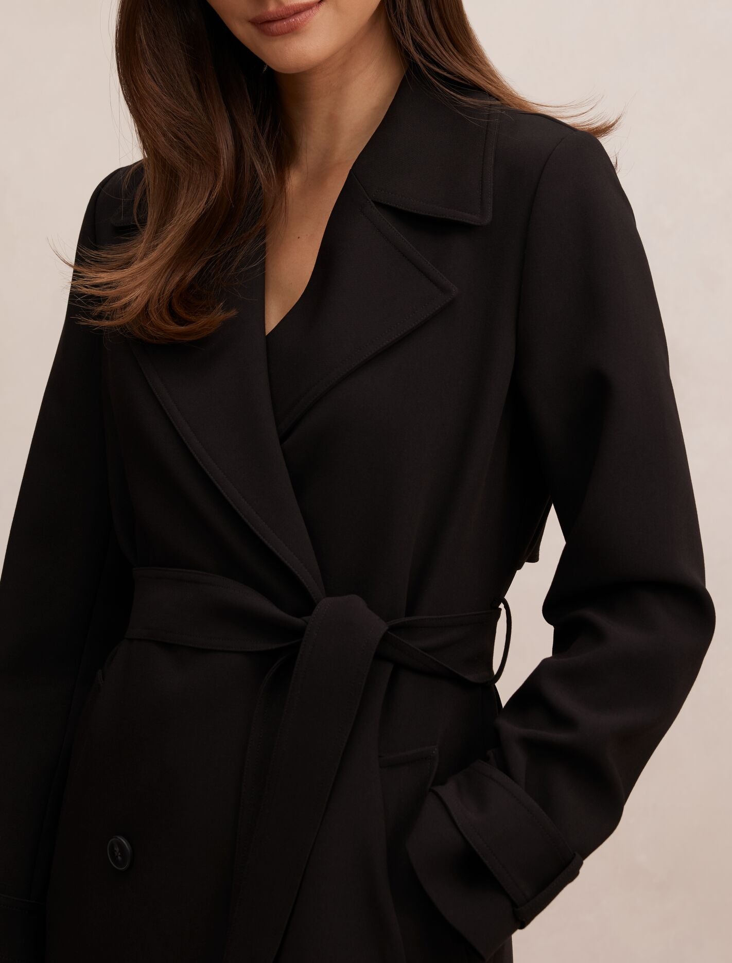 Lilah Trench Coat Black | Forever New