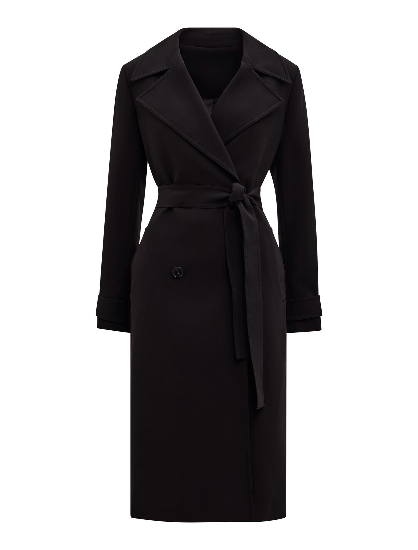 Lilah Trench Coat Black | Forever New