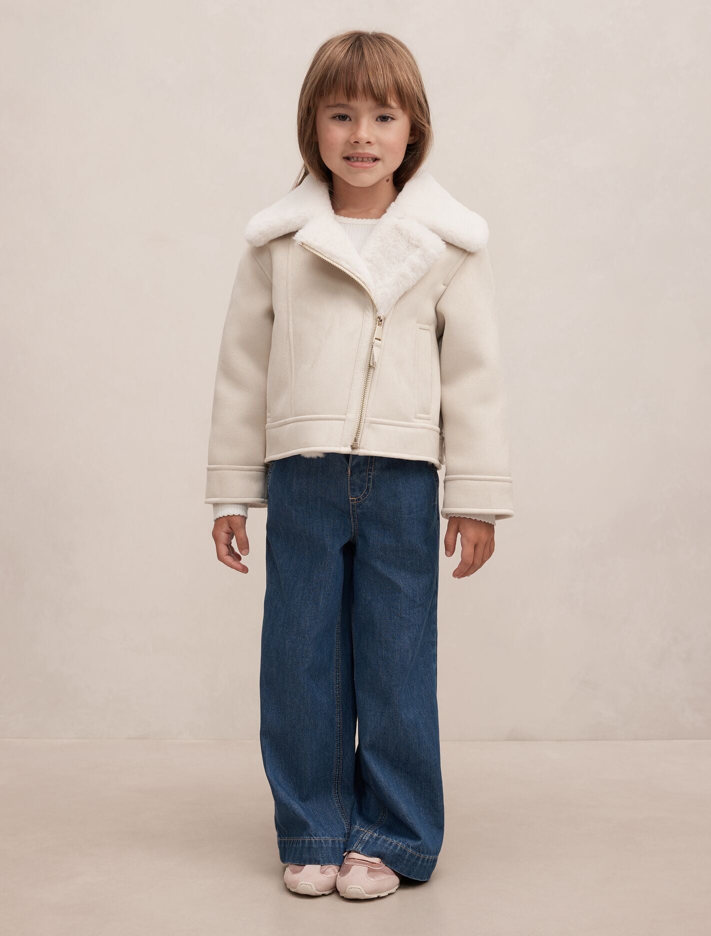 Juniper Girls Aviator Jacket Forever New