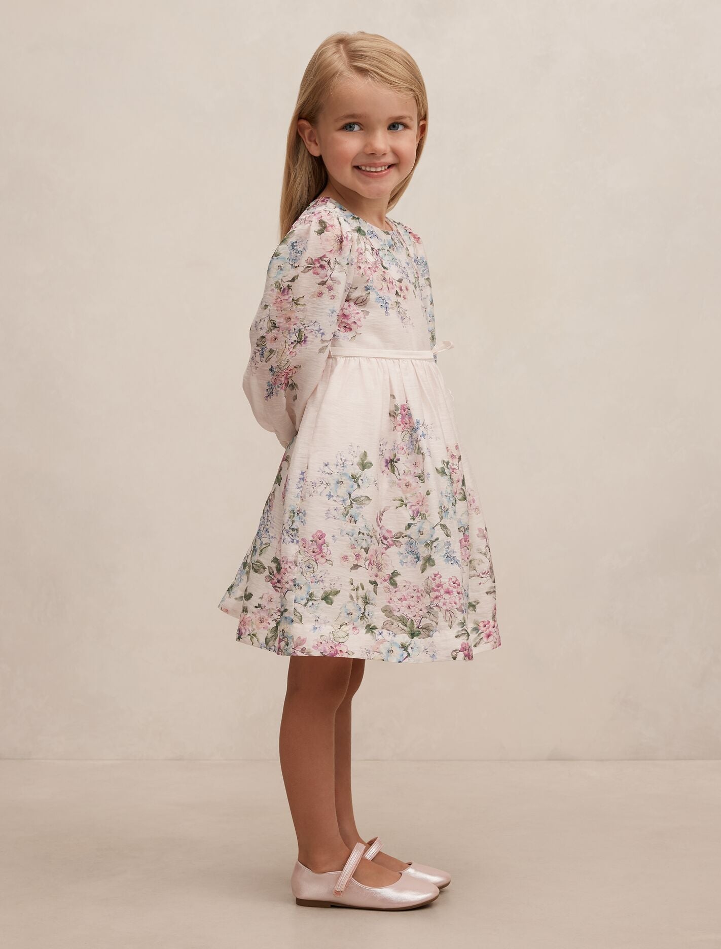 Liliana Girls Long Sleeve Dress Forever New