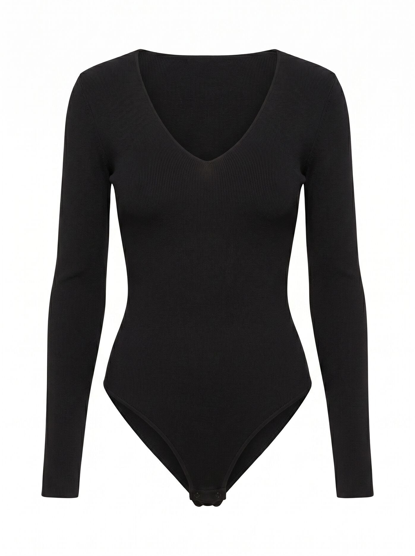 Emi Knitted Plunge Neck Bodysuit Forever New