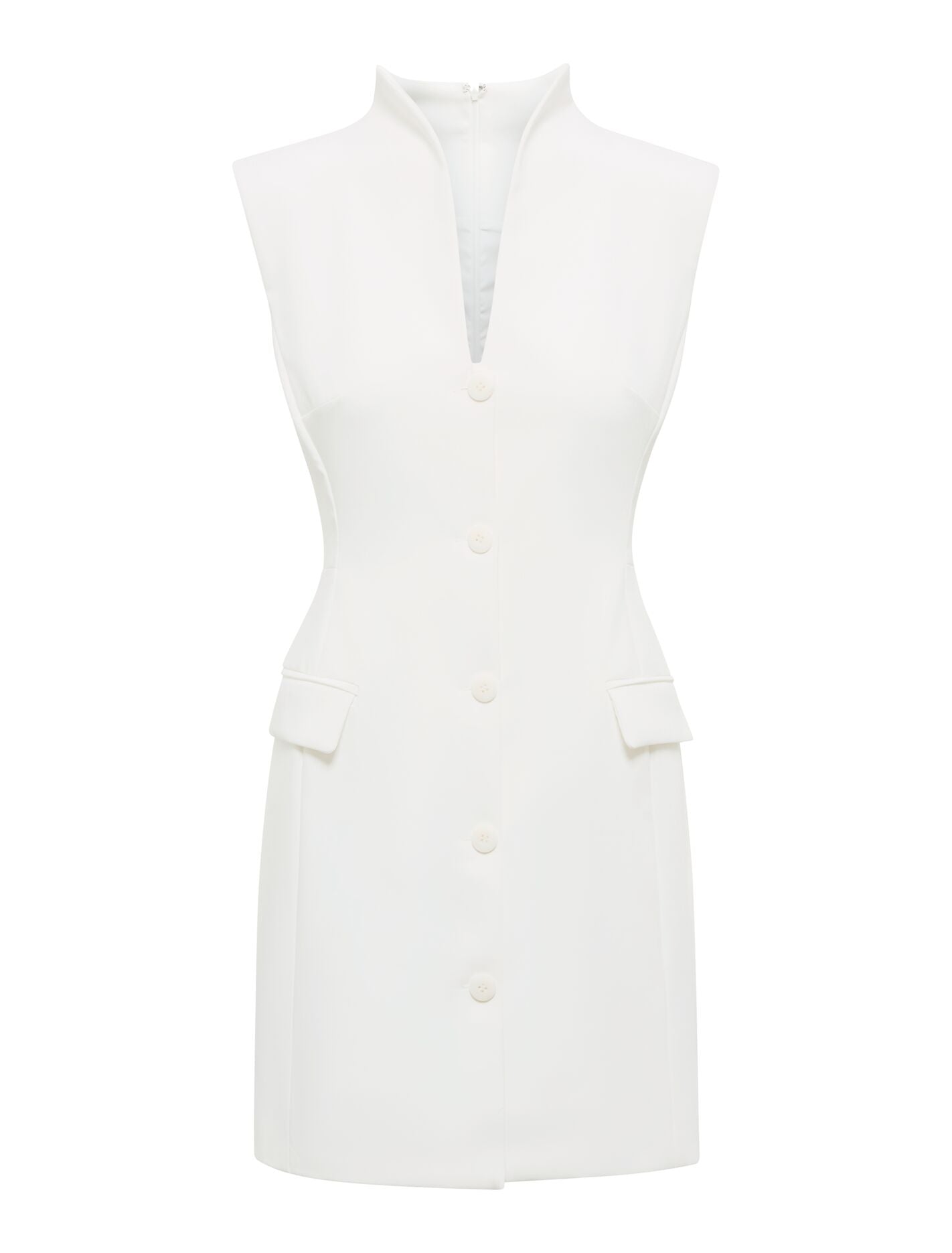 Amity Sleeveless Blazer Dress Forever New