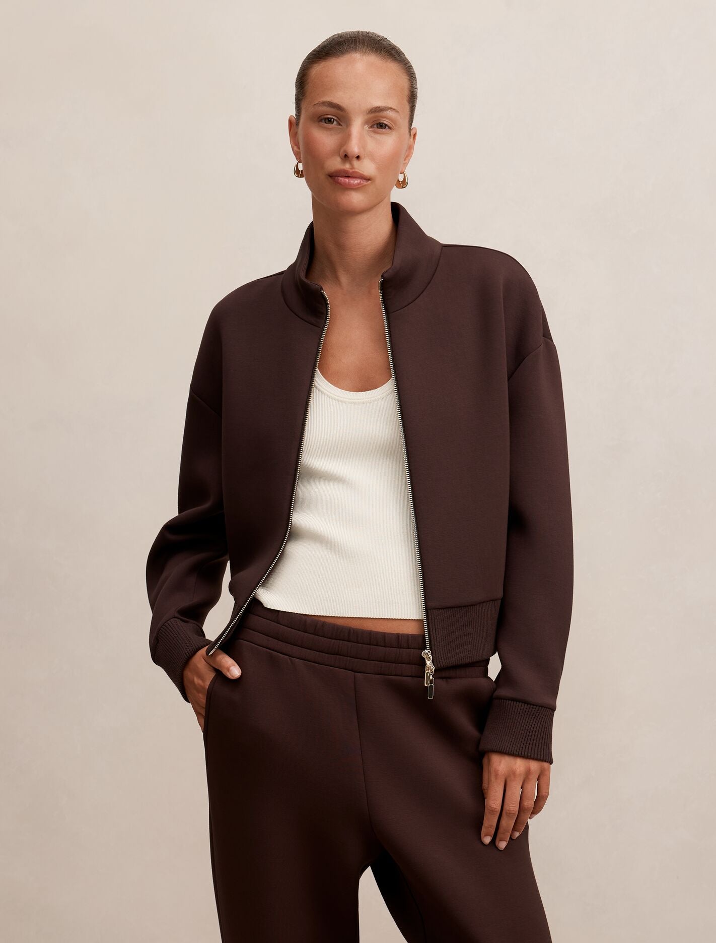 Hannah Zip Lounge Jacket