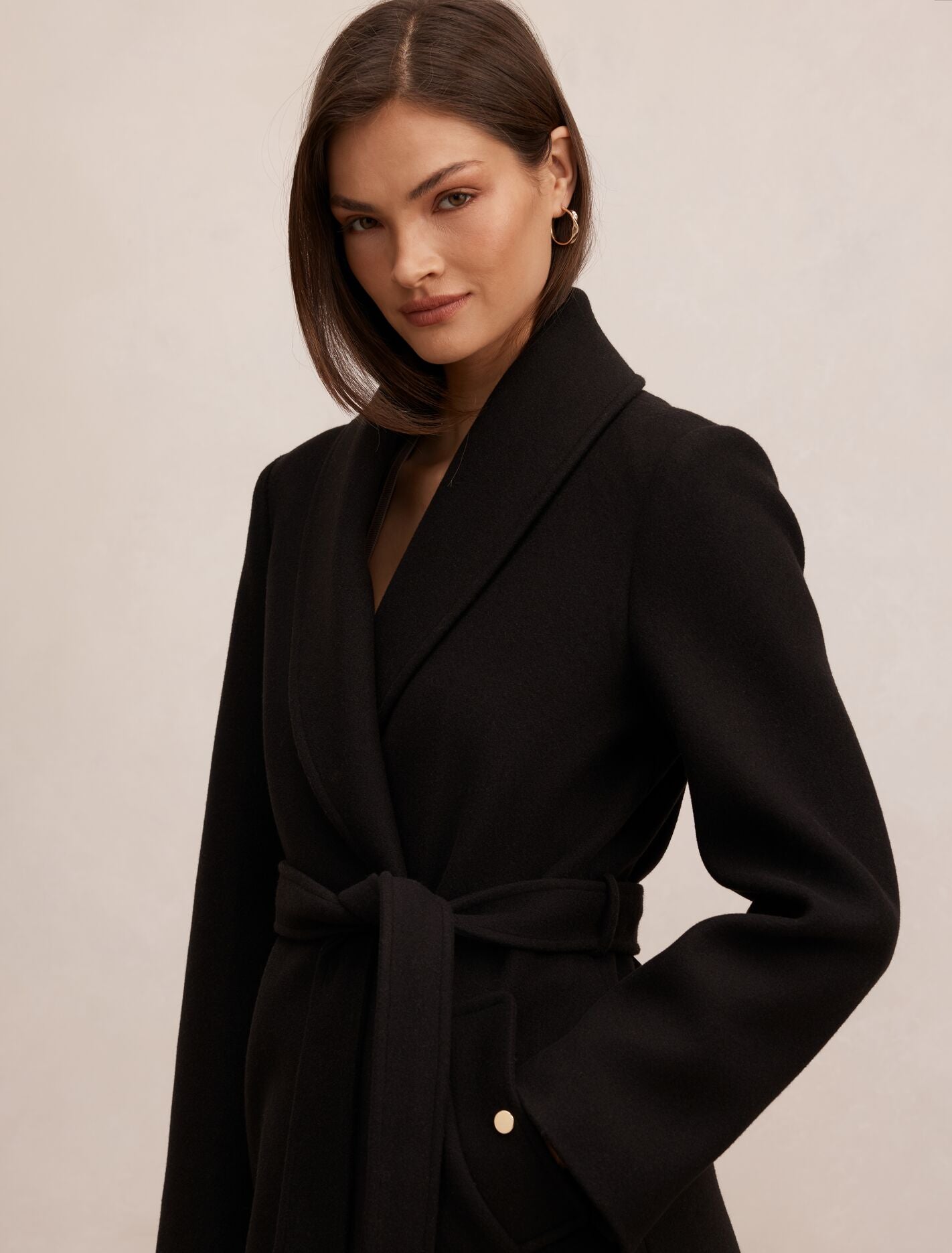 Clarissa Wrap Coat Forever New