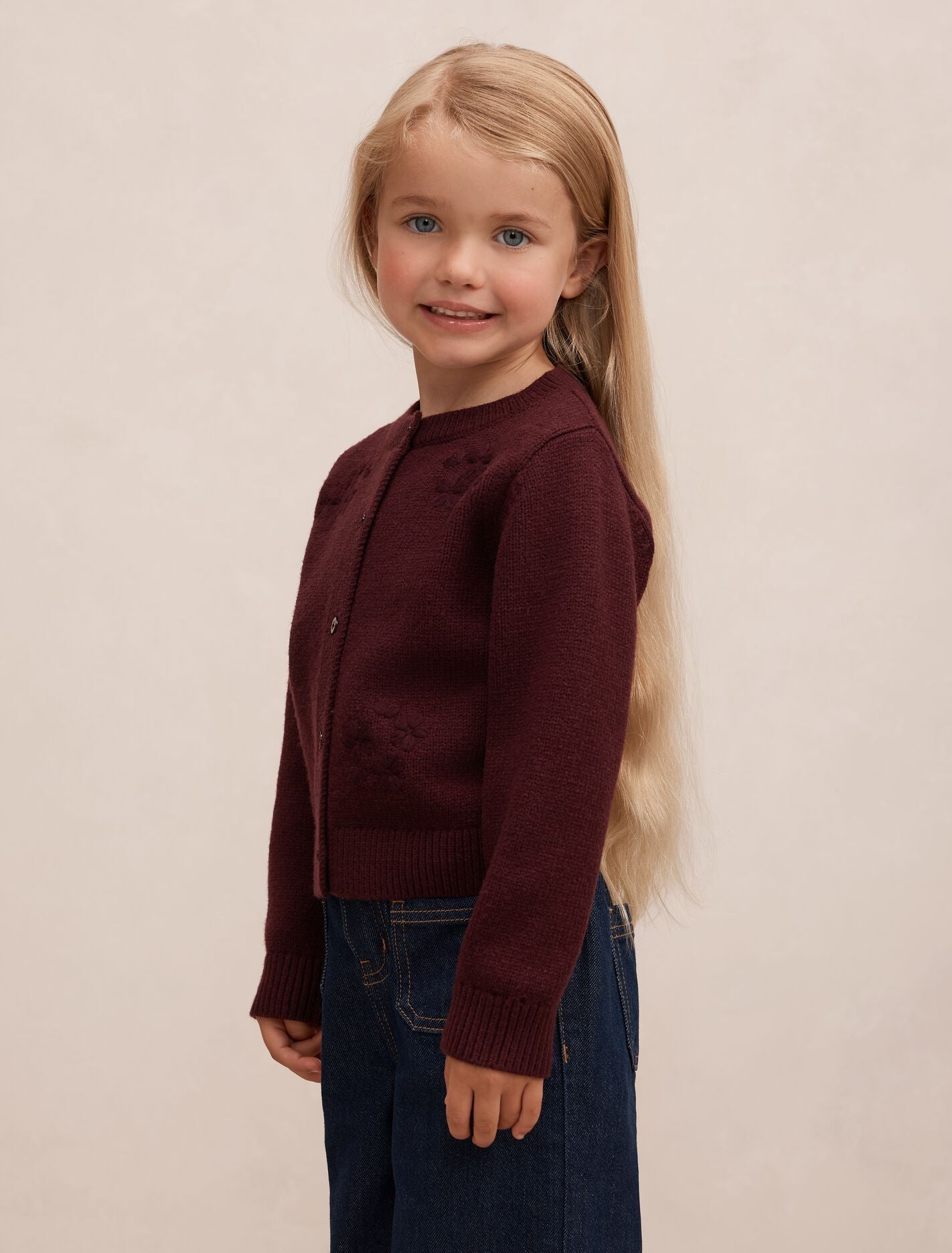 Daisy Girls Flower Cardigan Forever New