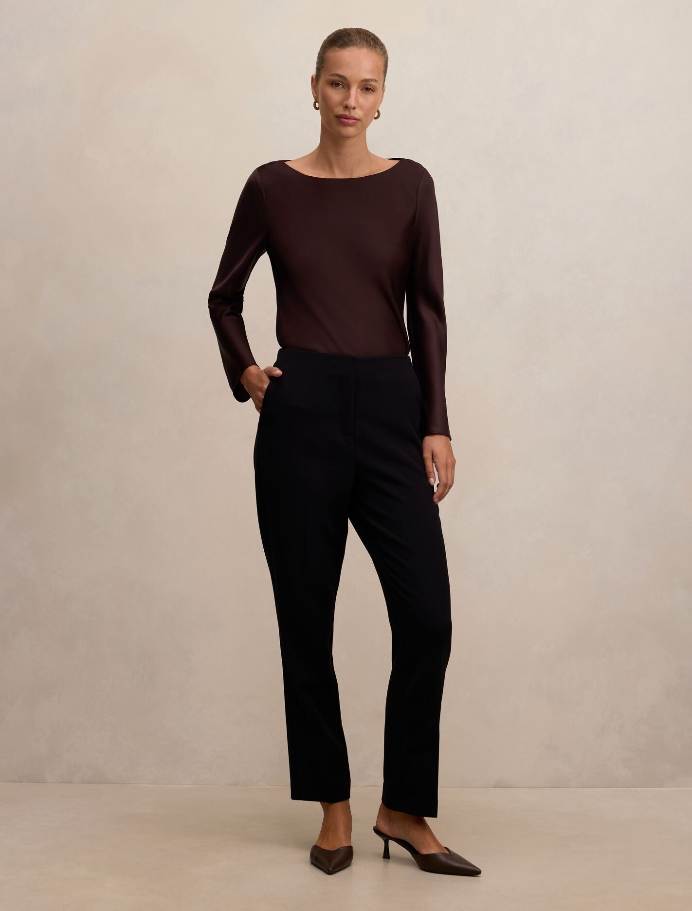 Jemima Tapered Pants Black | Forever New
