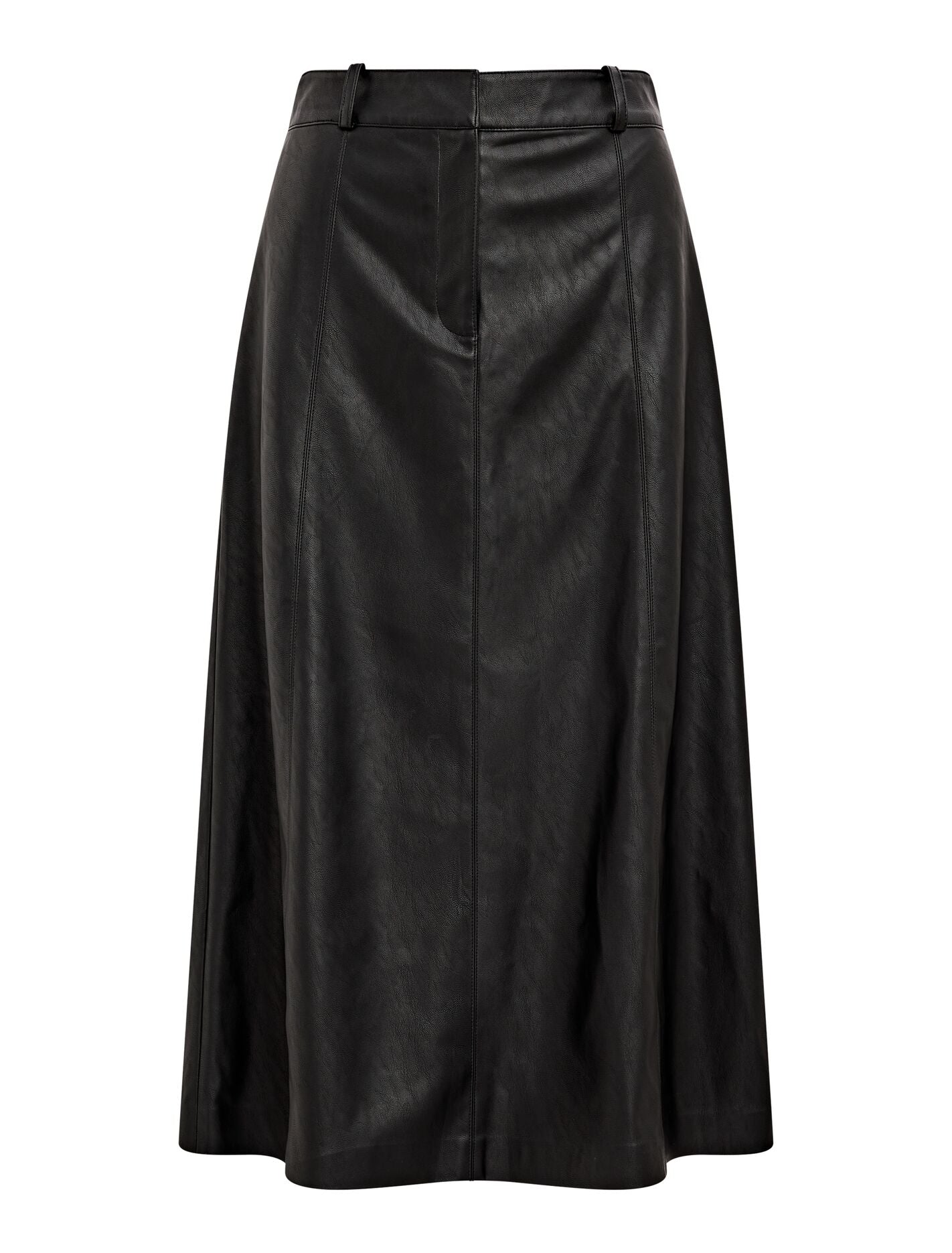 Isla Vegan Leather Midi Skirt Forever New