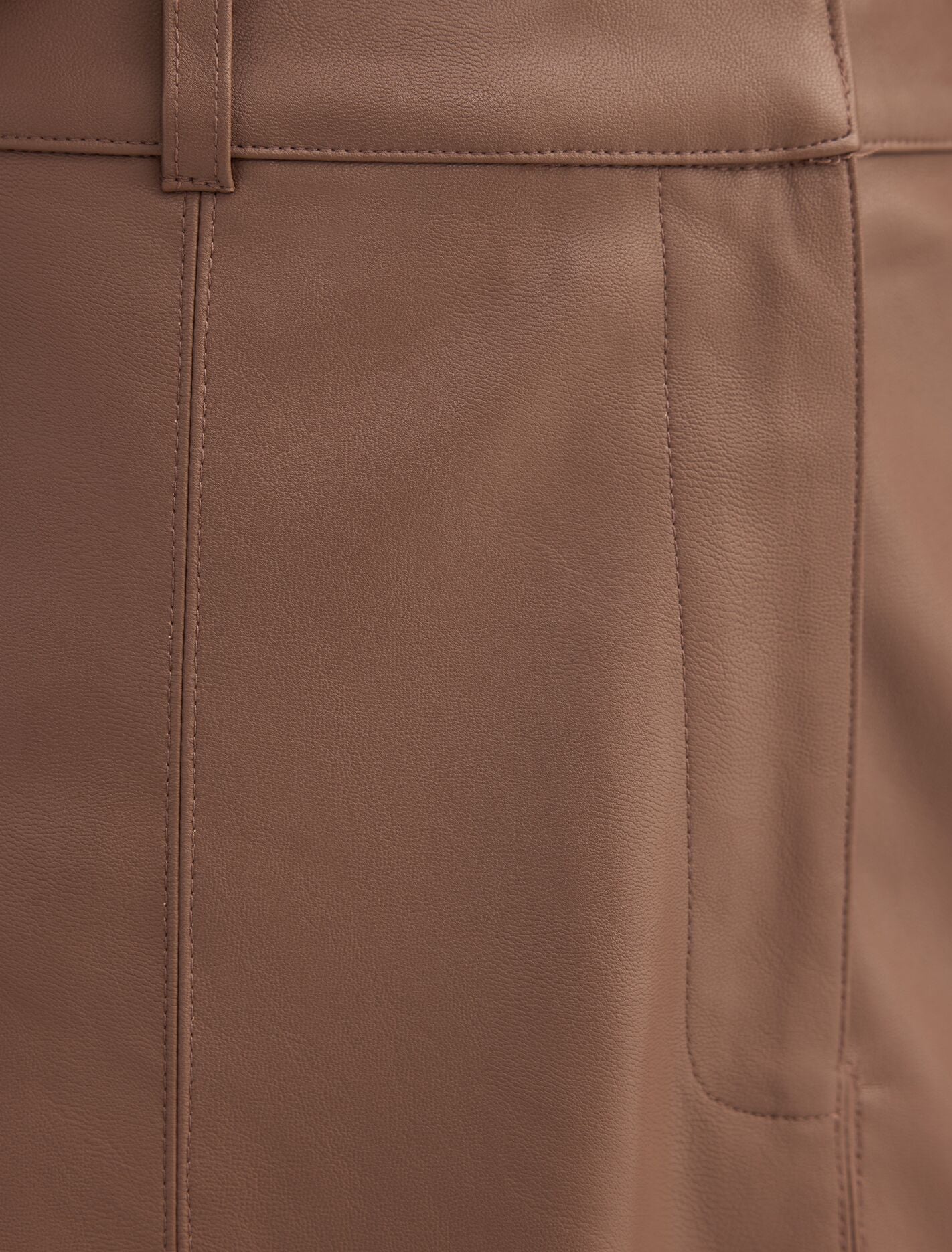 Isla Vegan Leather Midi Skirt Forever New