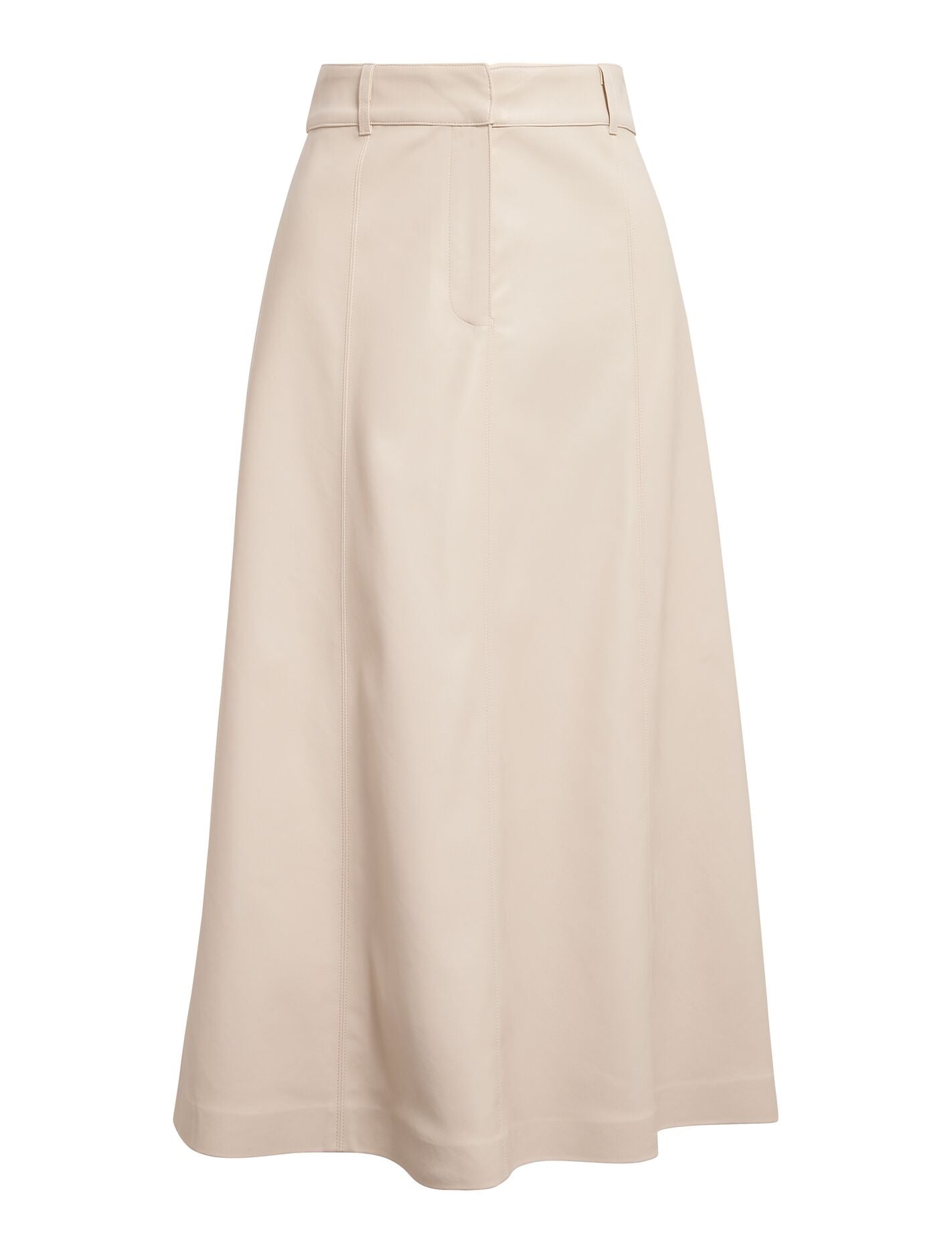 Isla Vegan Leather Midi Skirt Forever New