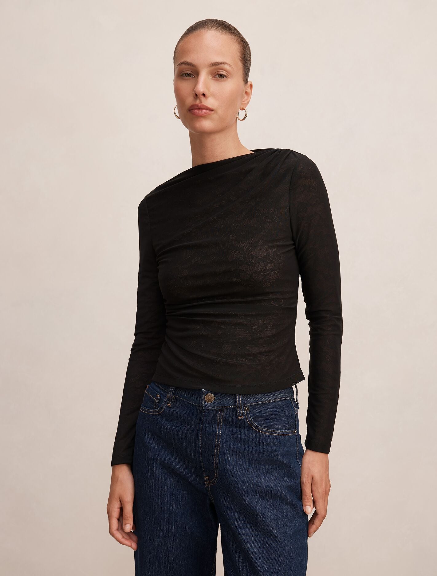 Sloane Lace Long Sleeve Top